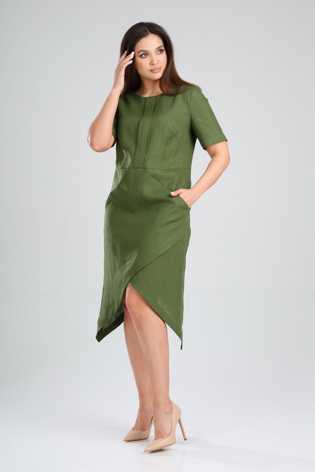 Платье MALI 419-007 зеленый
