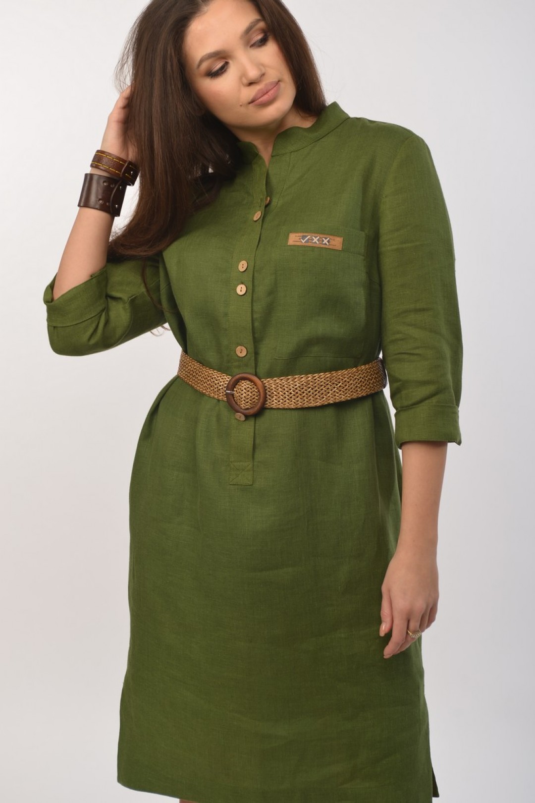 Платье MALI 421-018 зеленый