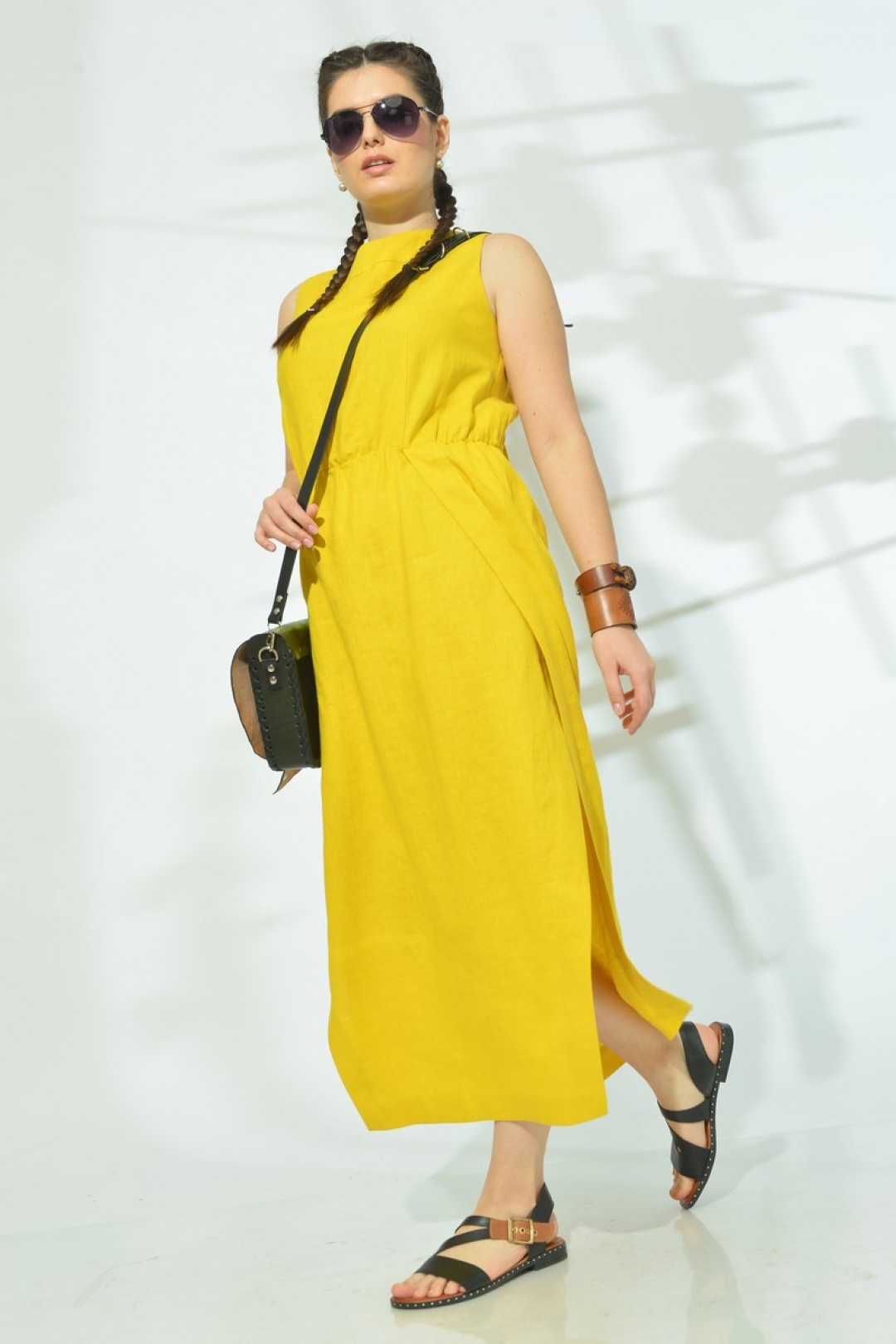 Платье MALI 421-054 желтый