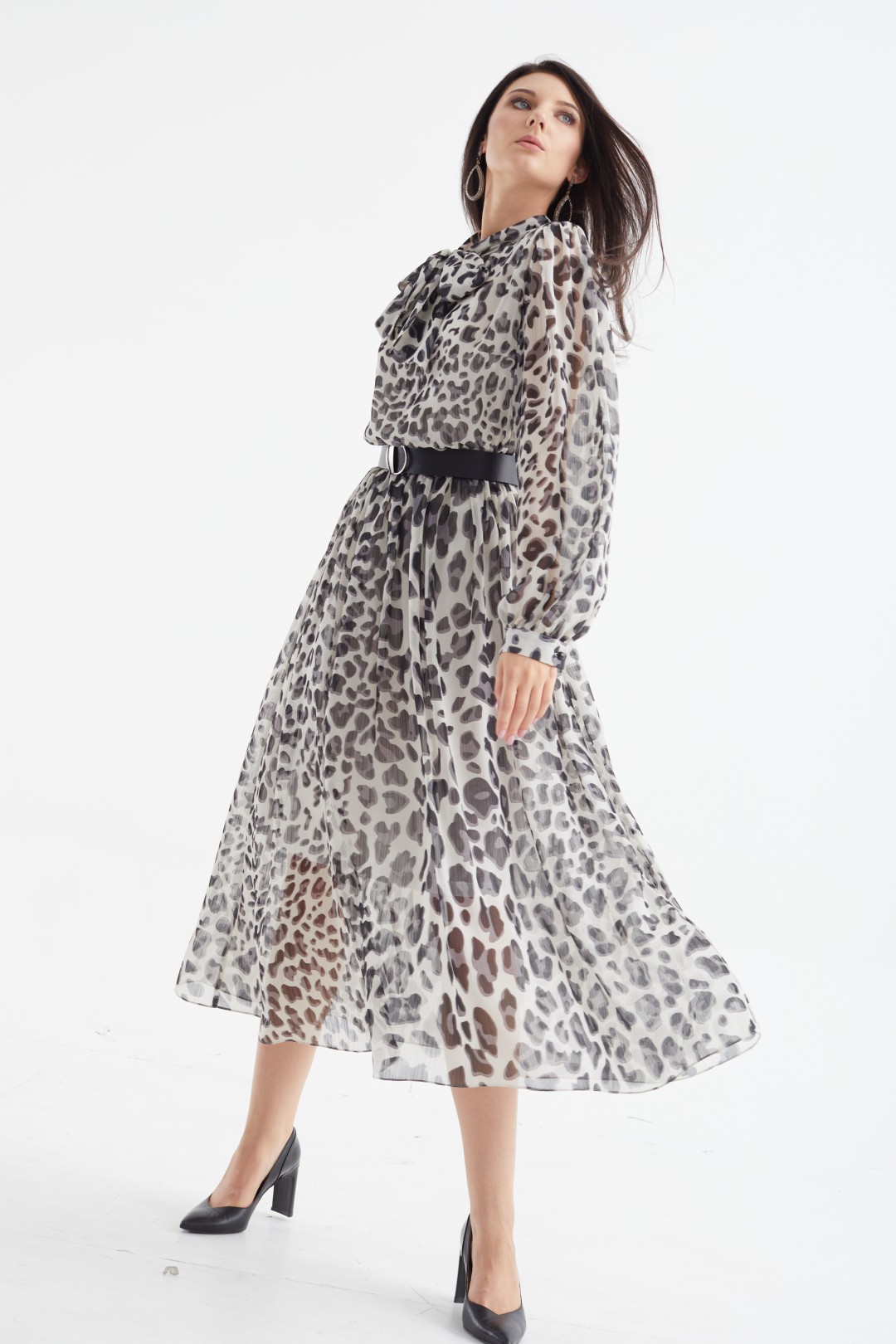 Платье MALI 421-079 леопард