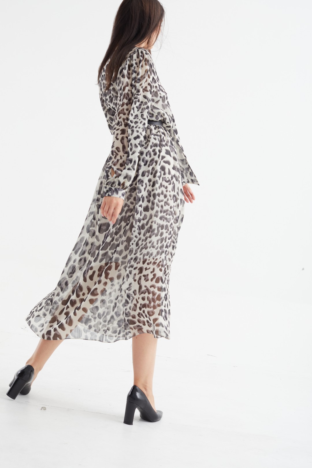 Платье MALI 421-079 леопард