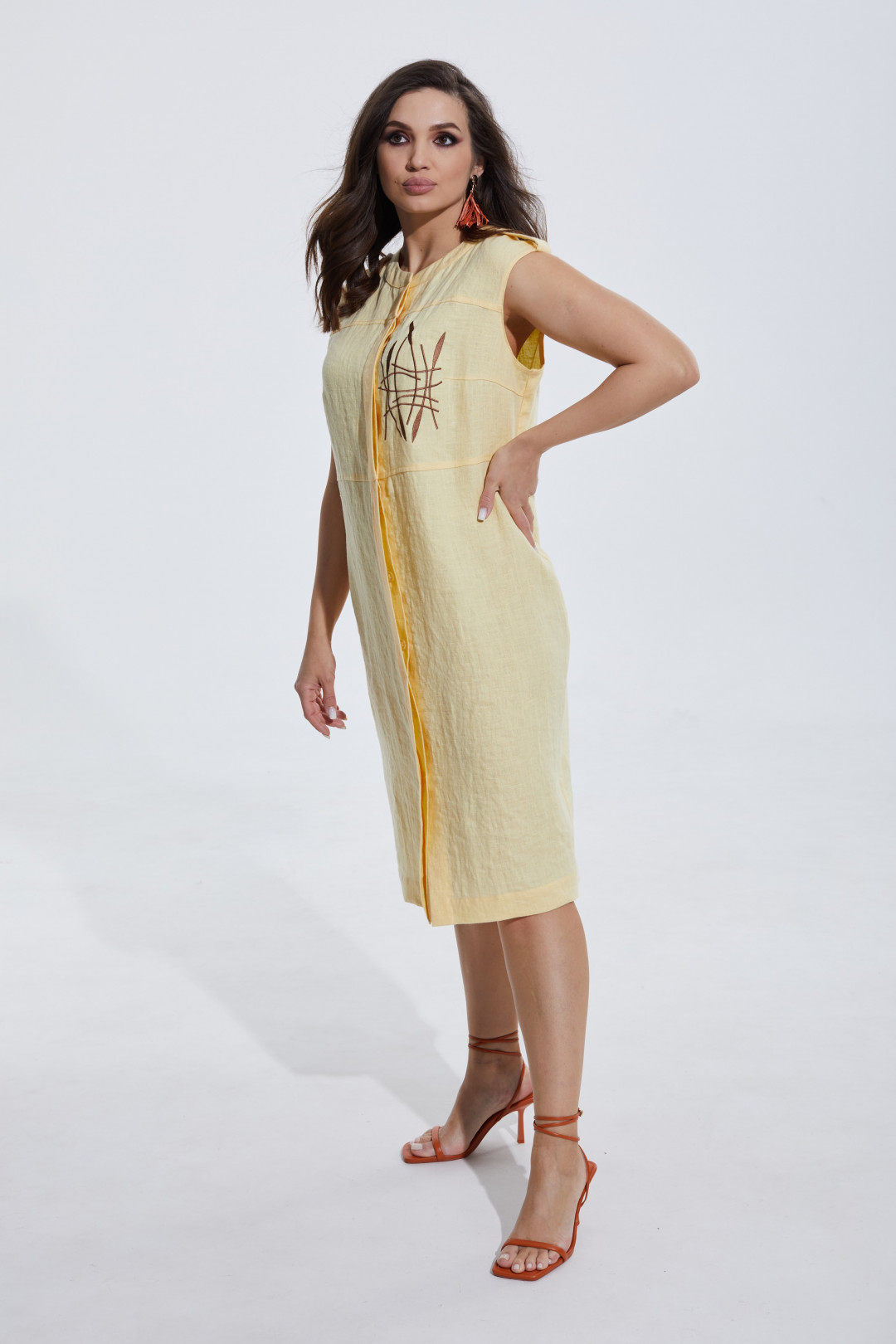 Платье MALI 422-029 желтый