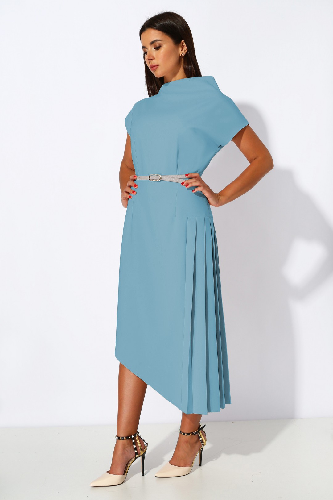 Платье МиА-Мода 1053-18 голубой