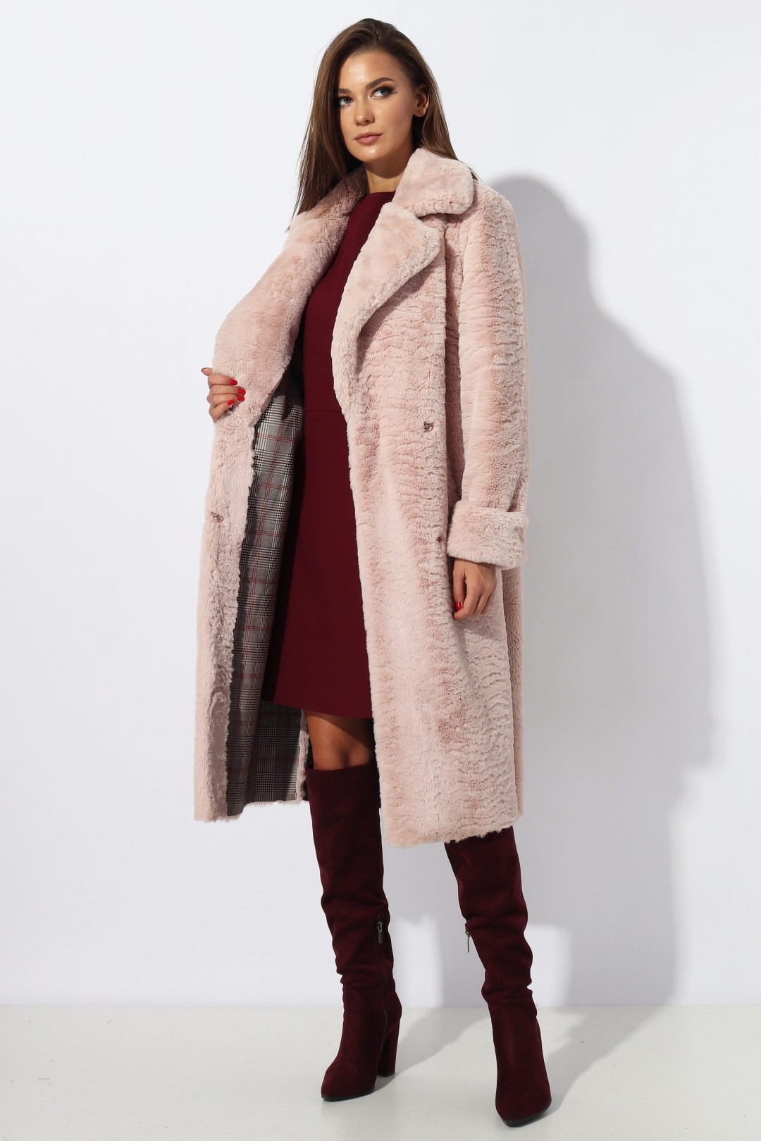   Пальто МиА-Мода  1194-1 розовый