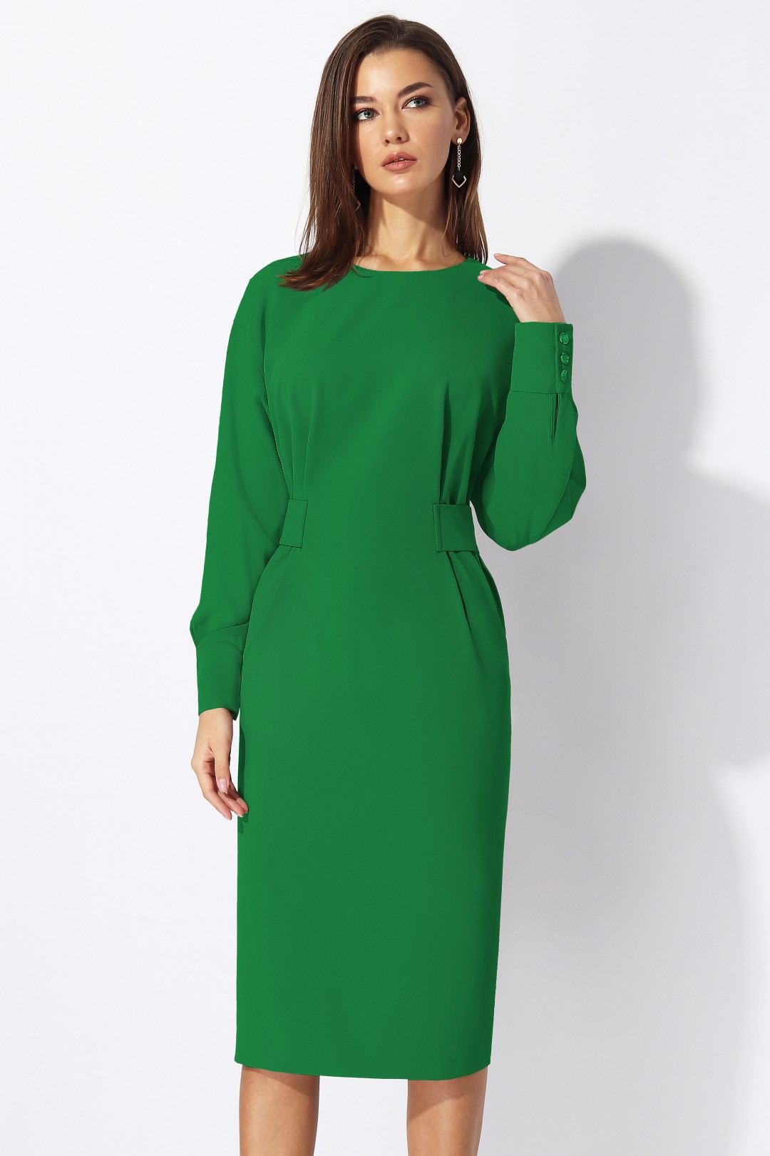 Платье МиА-Мода 1197-2 ярко-зеленый
