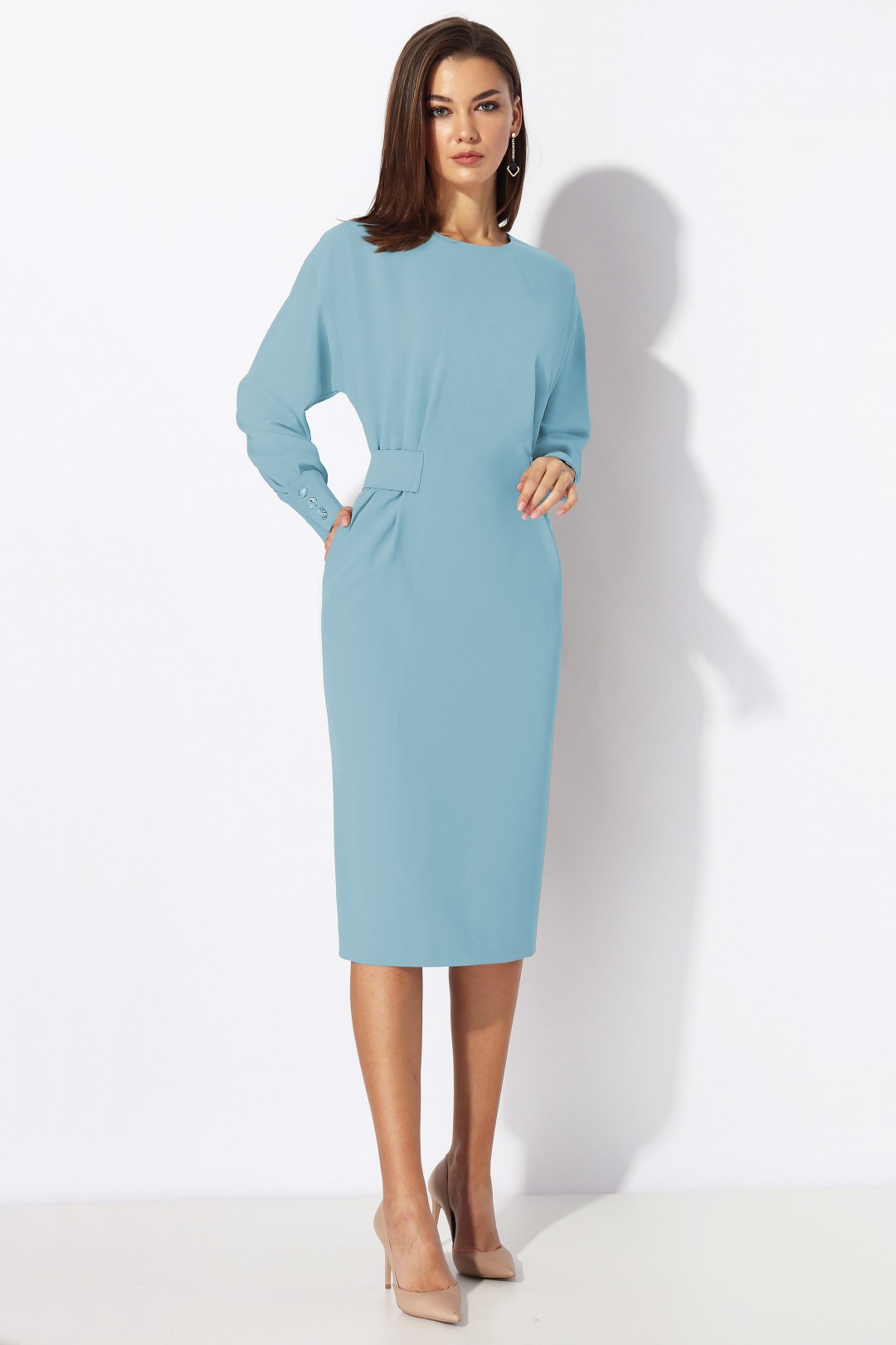 Платье МиА-Мода 1197-3 голубой