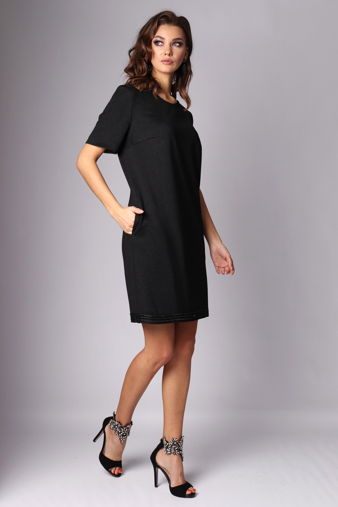 Платье МиА-Мода 1200-2 черный
