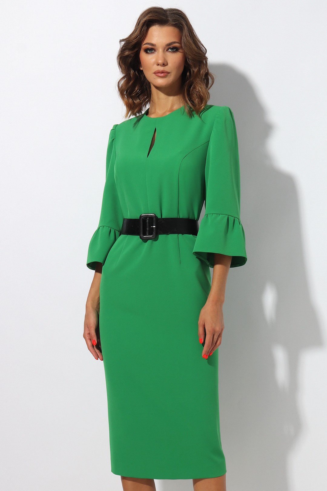 Платье МиА-Мода 1279 ярко-зеленый