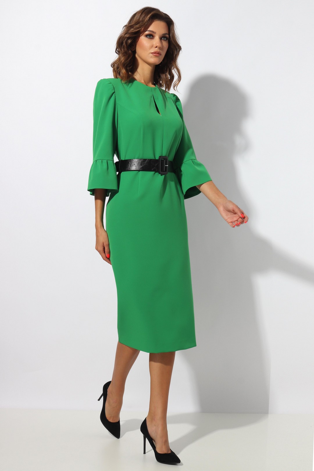 Платье МиА-Мода 1279 ярко-зеленый
