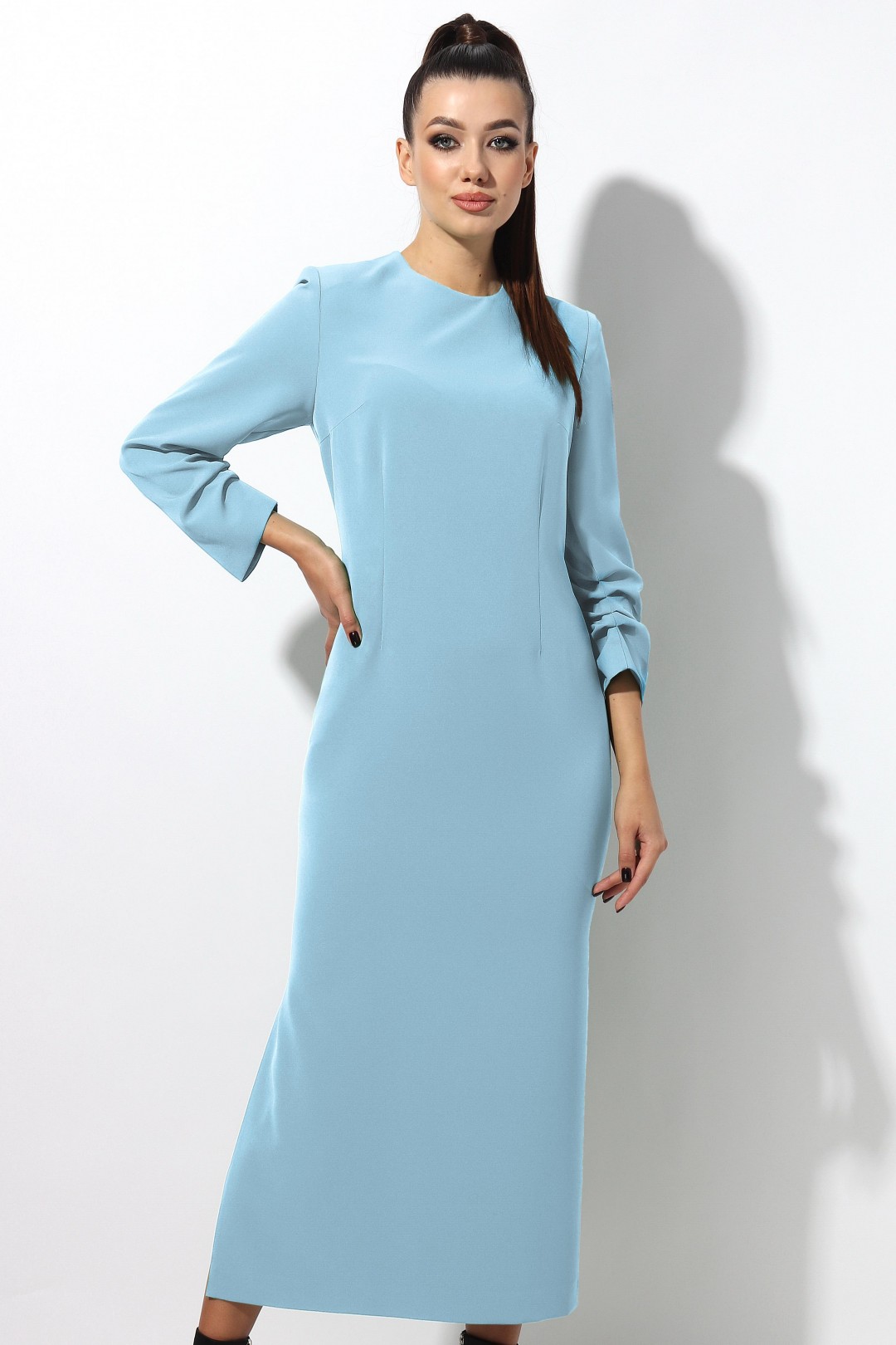 Платье МиА-Мода 1293-1  голубой