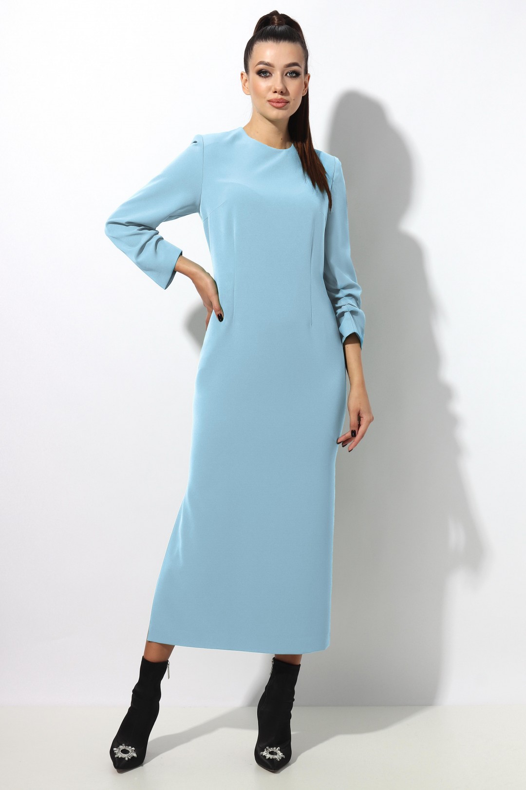 Платье МиА-Мода 1293-1  голубой