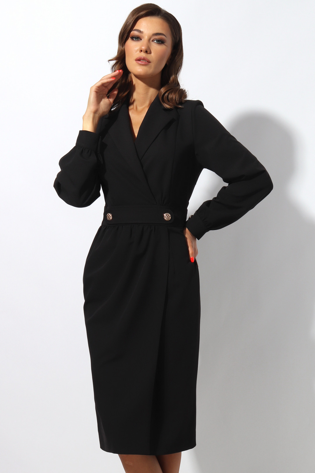 Платье МиА-Мода 1371 черный