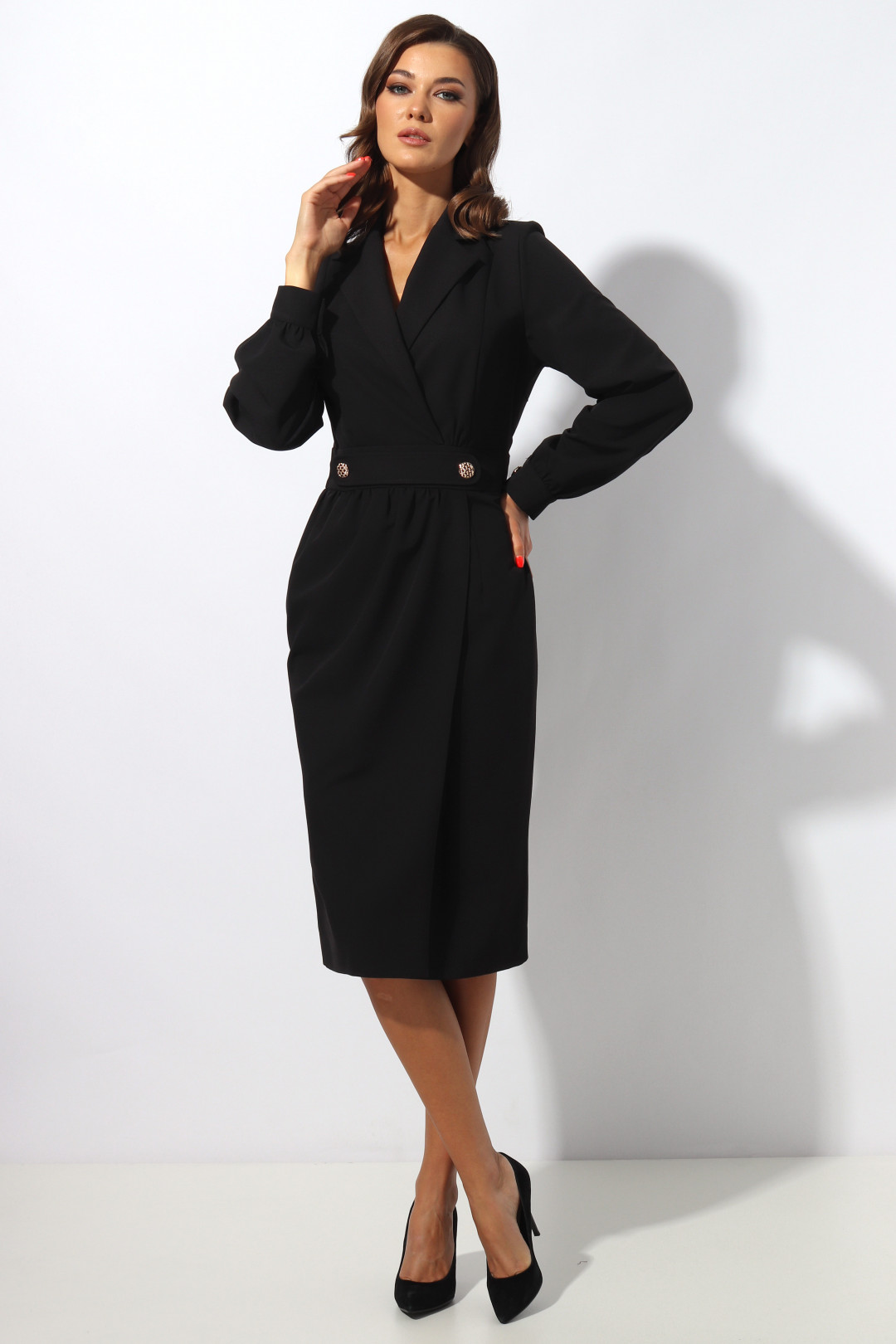 Платье МиА-Мода 1371 черный