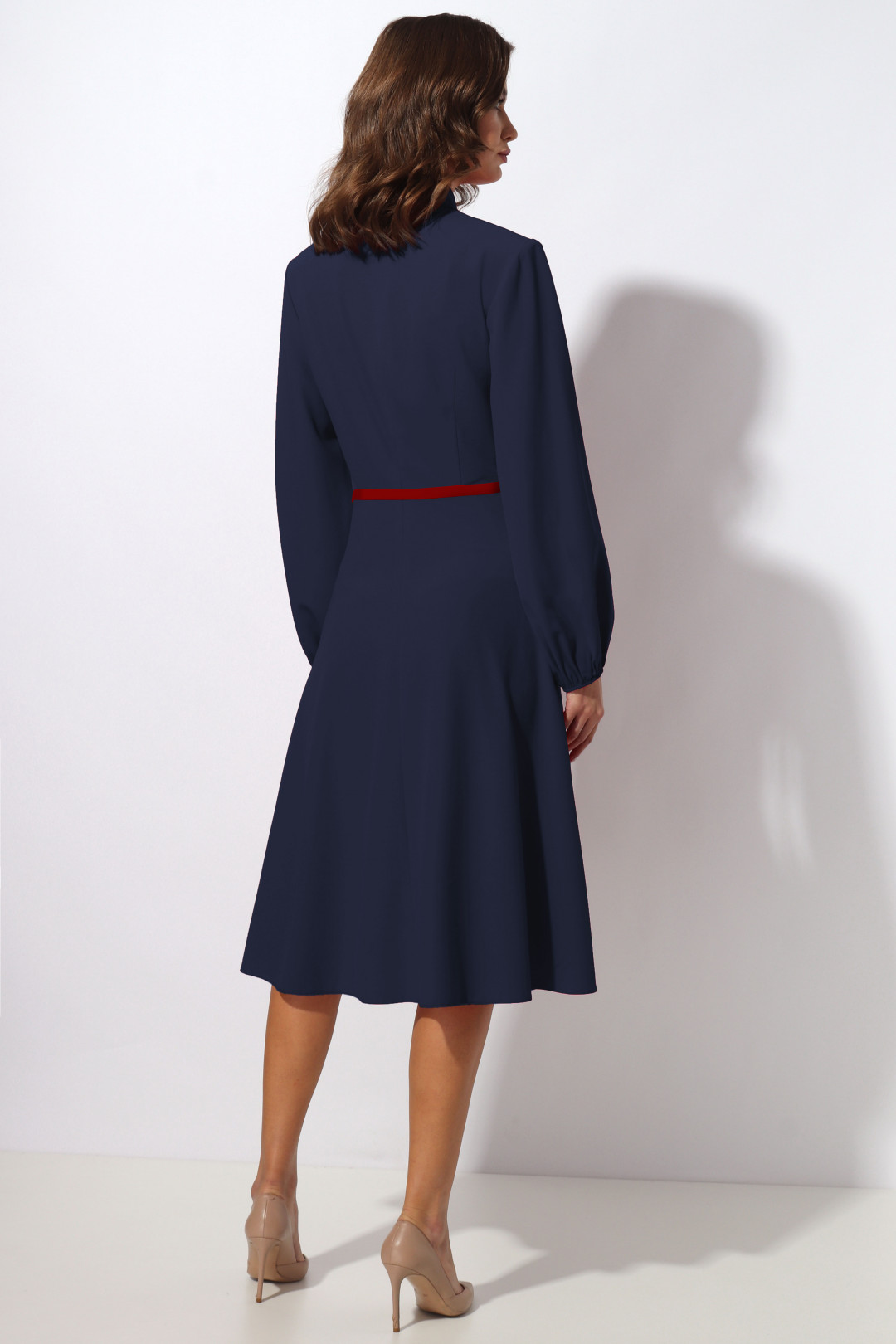Платье МиА-Мода 1381-1 темно-синий