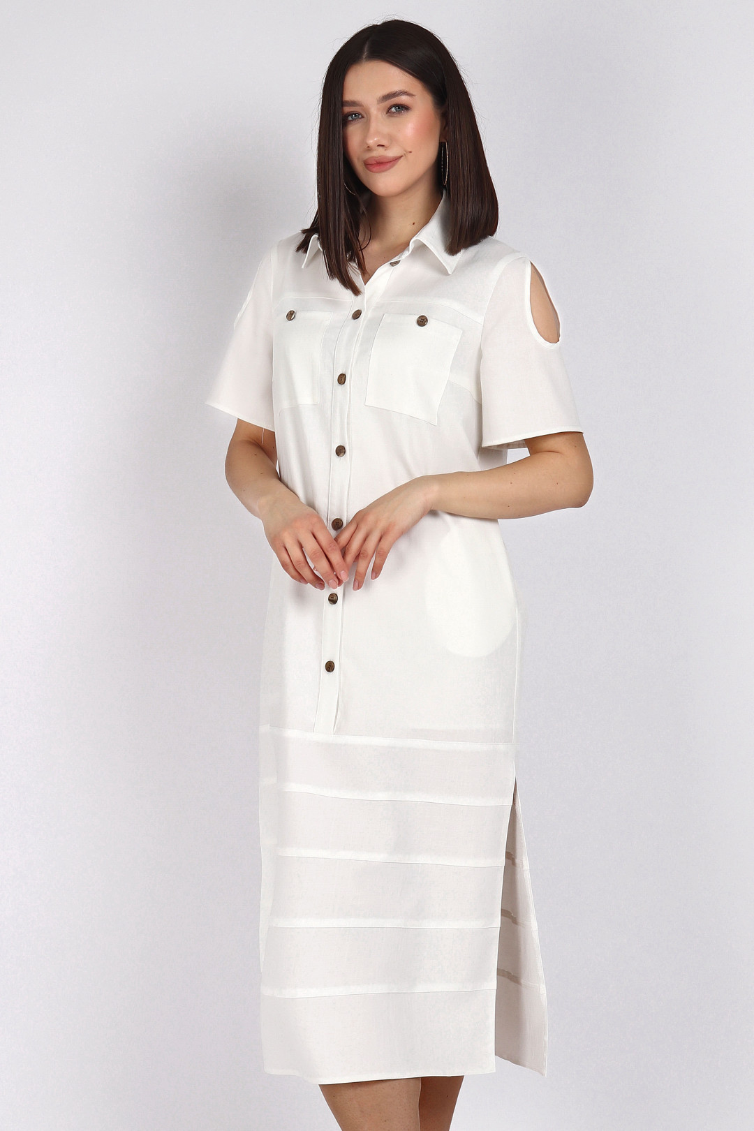 Платье МиА-Мода 1552 молочный