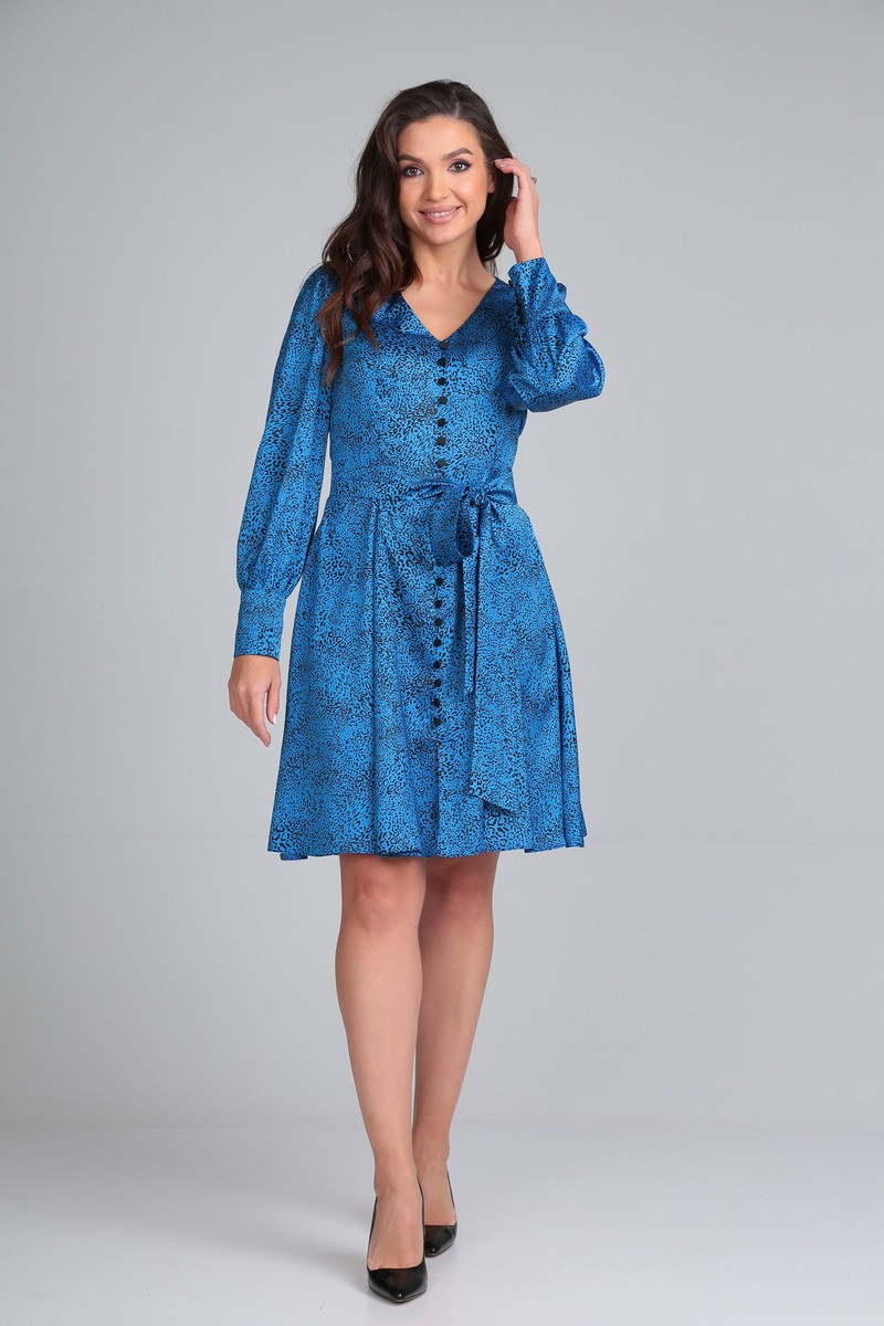 Платье Милора Стиль 1063 синий