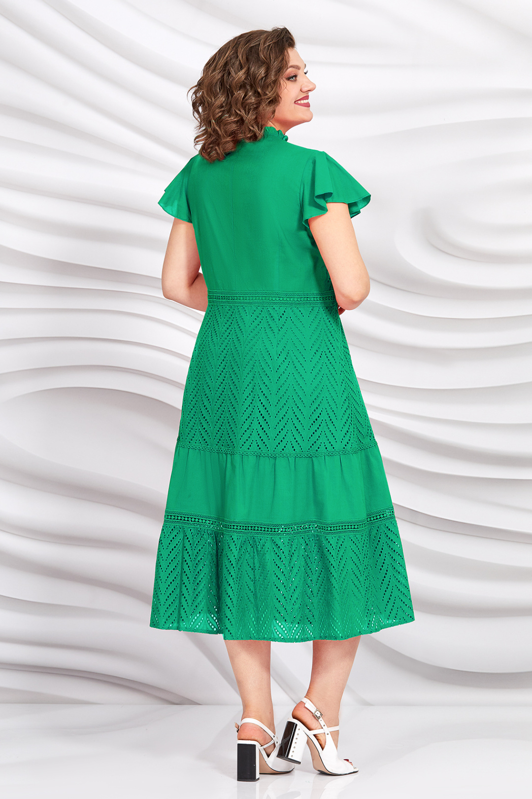 Платье Mira Fashion 5420 зеленый