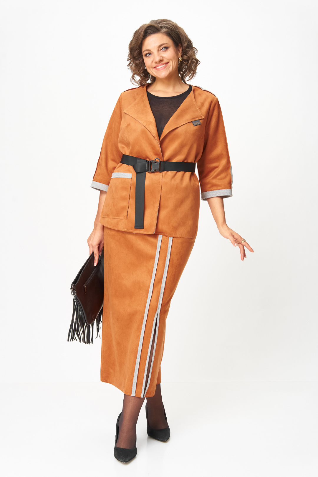 Костюм Мишель Шик 1388-1 рыжий - фото 1