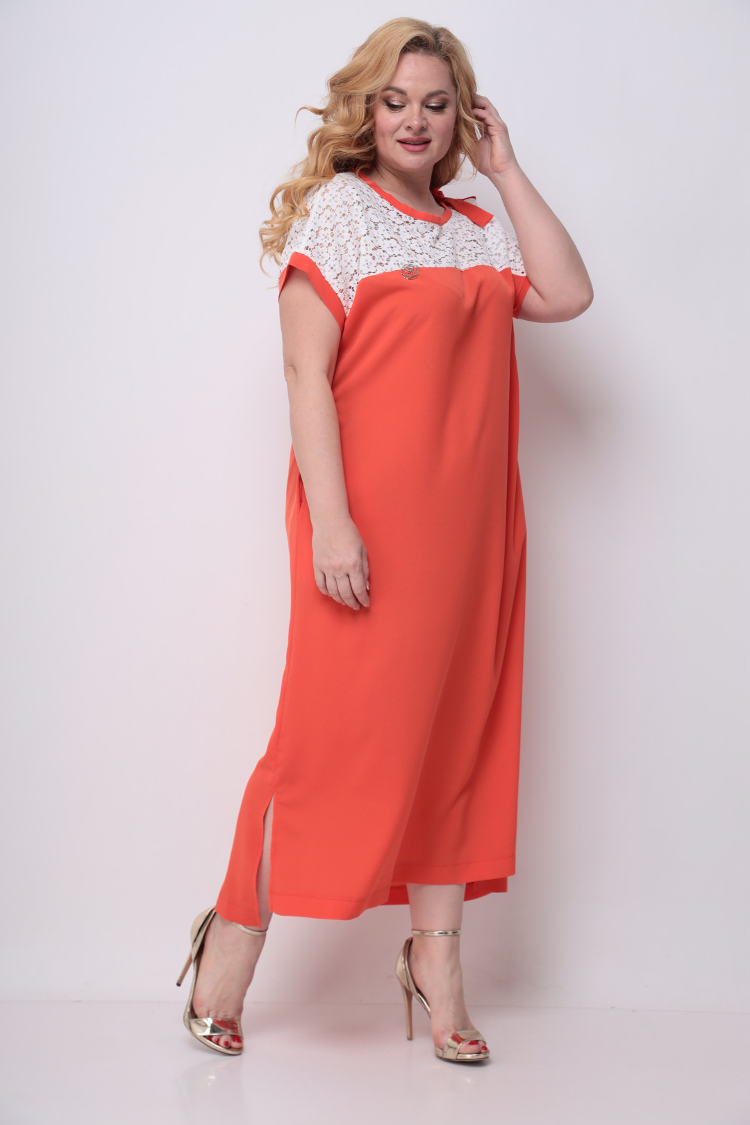 Платье Мишель Шик 2063 оранжевый
