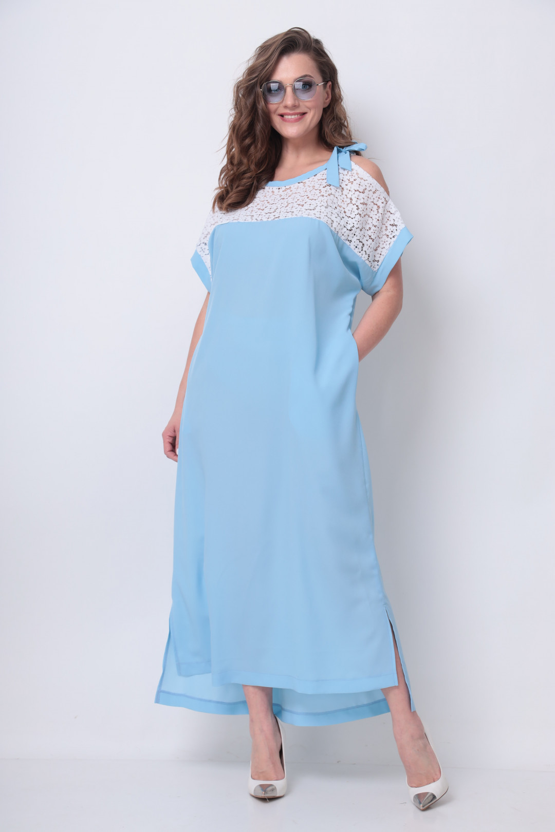 Платье Мишель Шик 2063 светло-голубой