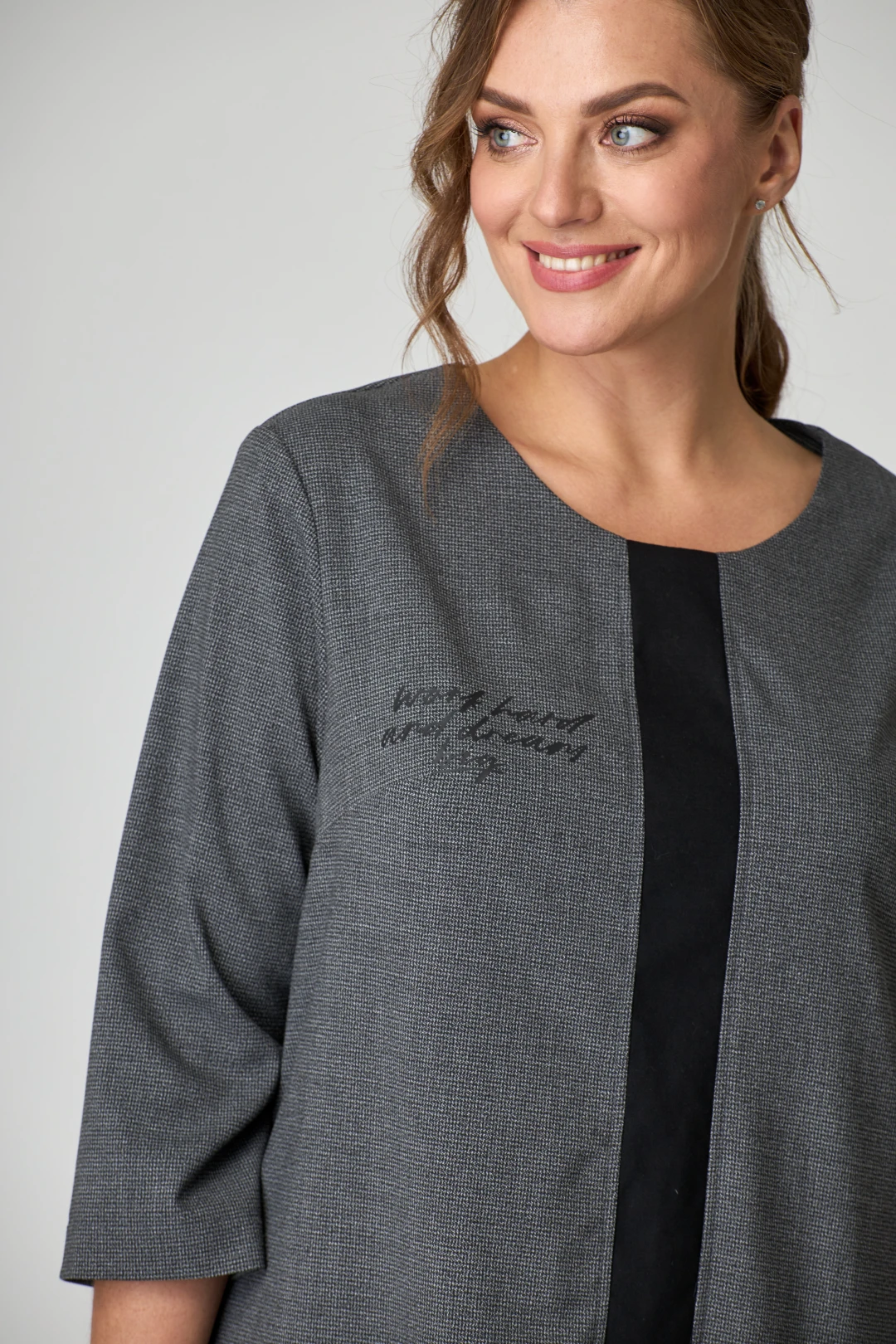 Купить Платье Michel Chic 2073 Серый Лео