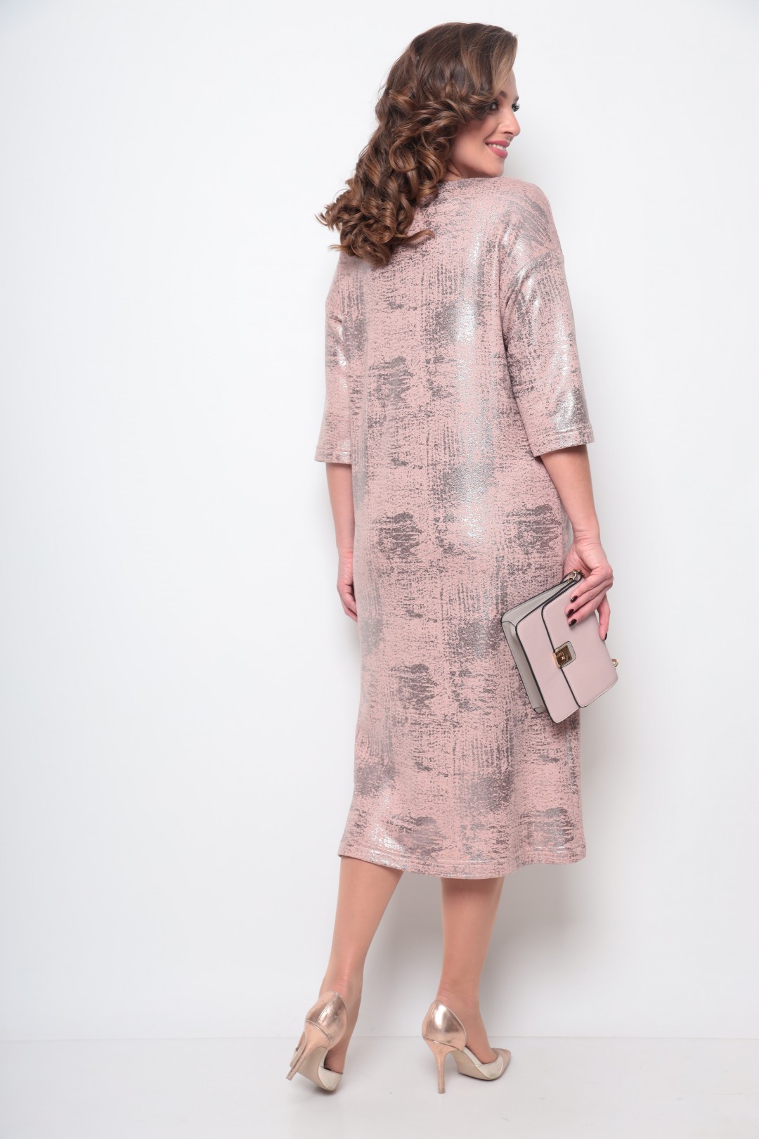 Платье Мишель Шик 2074 розовое золото