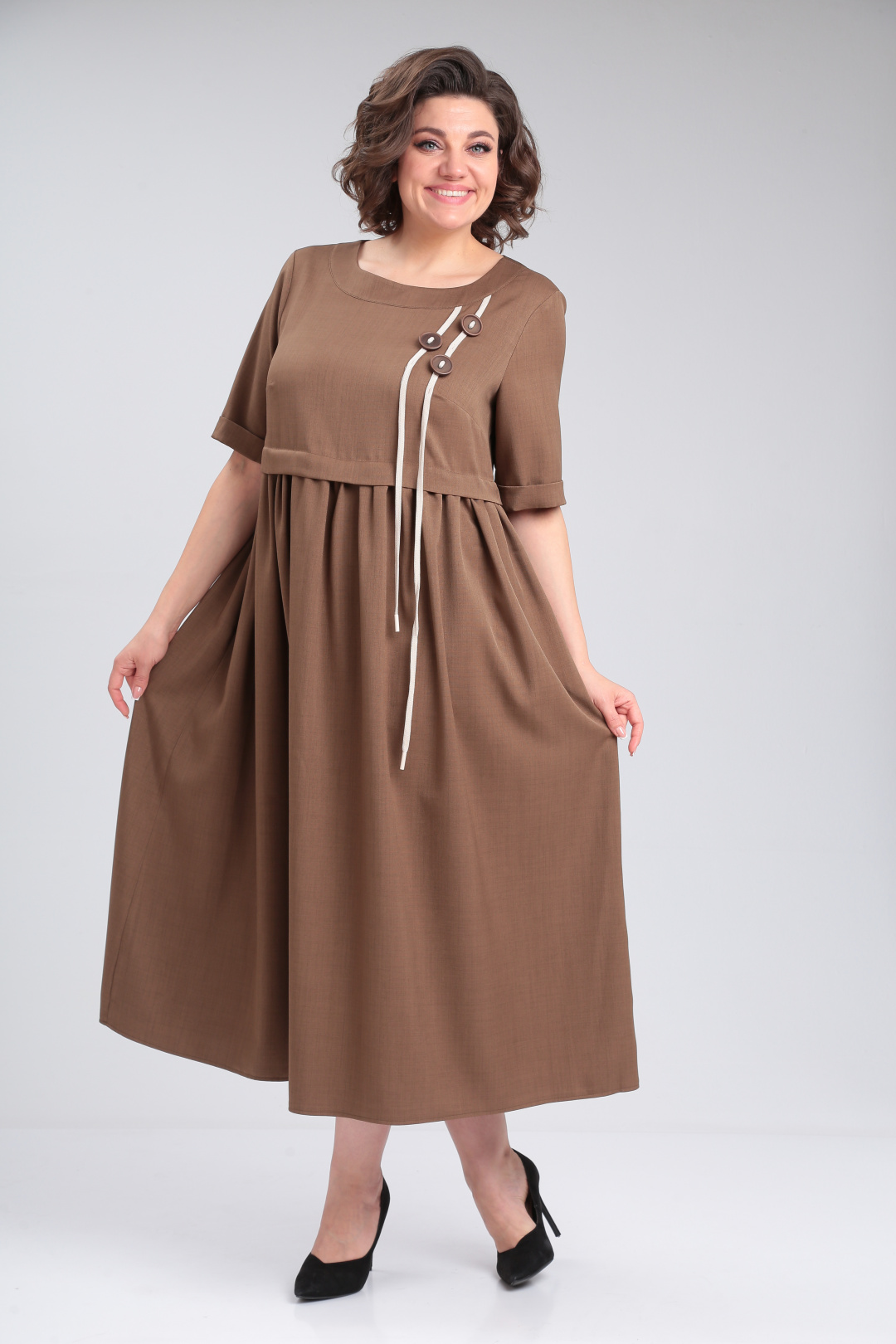 Платье Мишель Шик 2132/1 коричневый