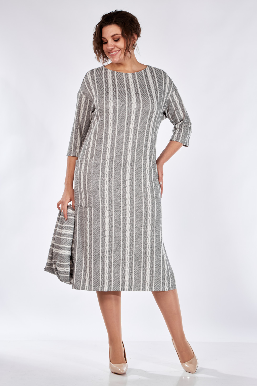 Платье Мишель Шик 2152 серый