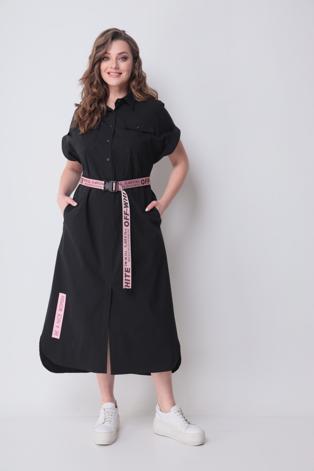Платье Мишель Шик 993 черный, розовый