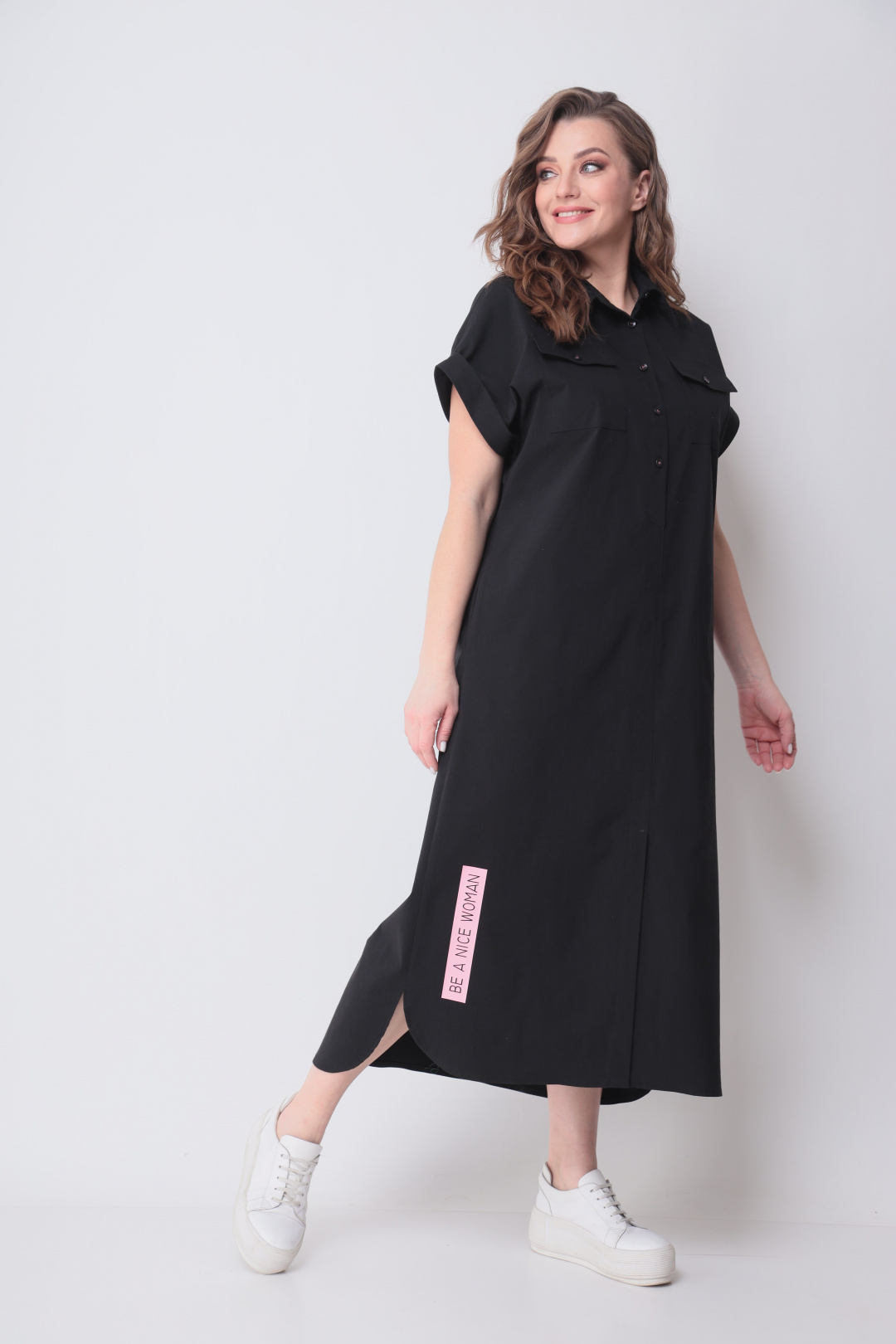 Платье Мишель Шик 993/2 черный, розовый