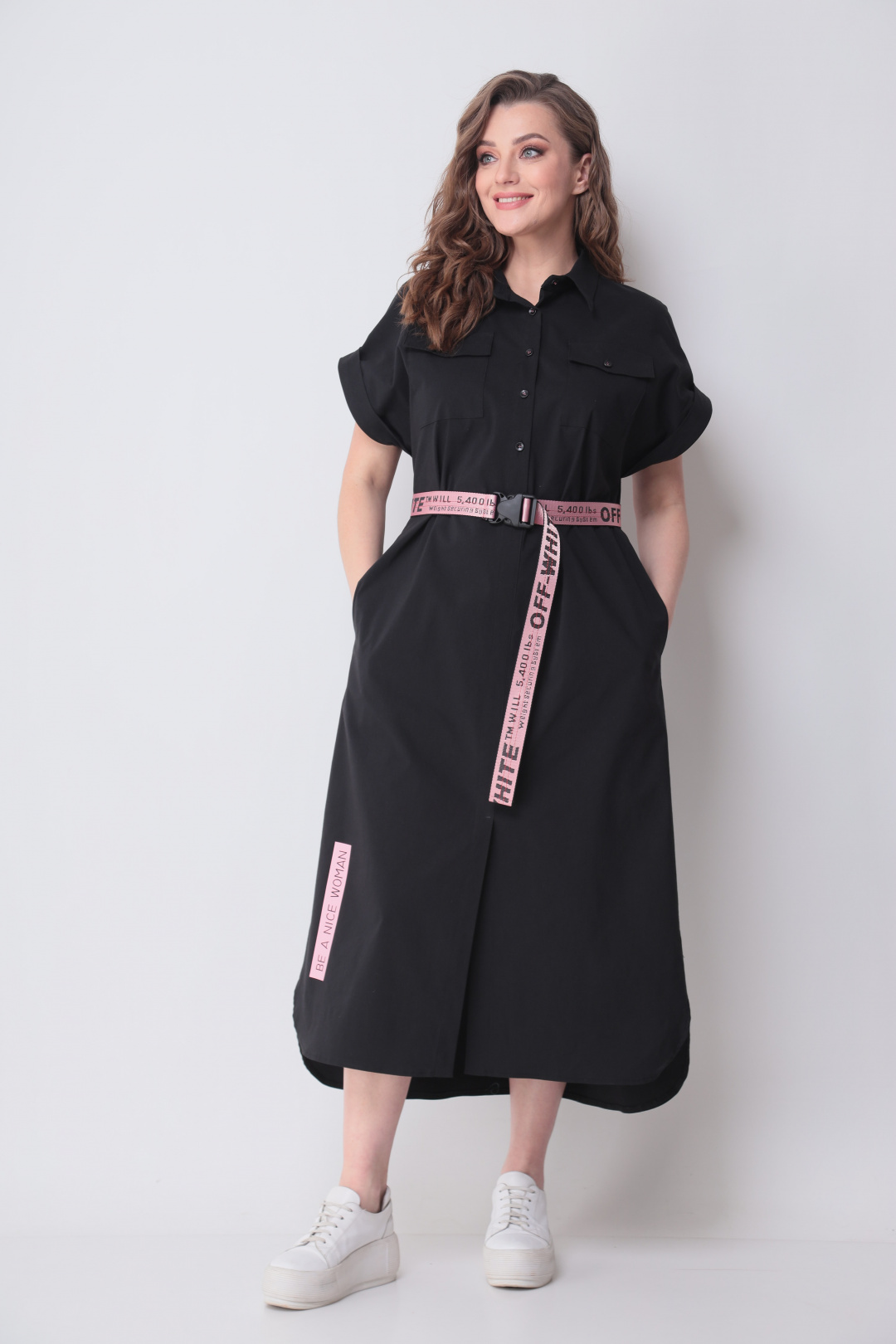 Платье Мишель Шик 993/2 черный, розовый