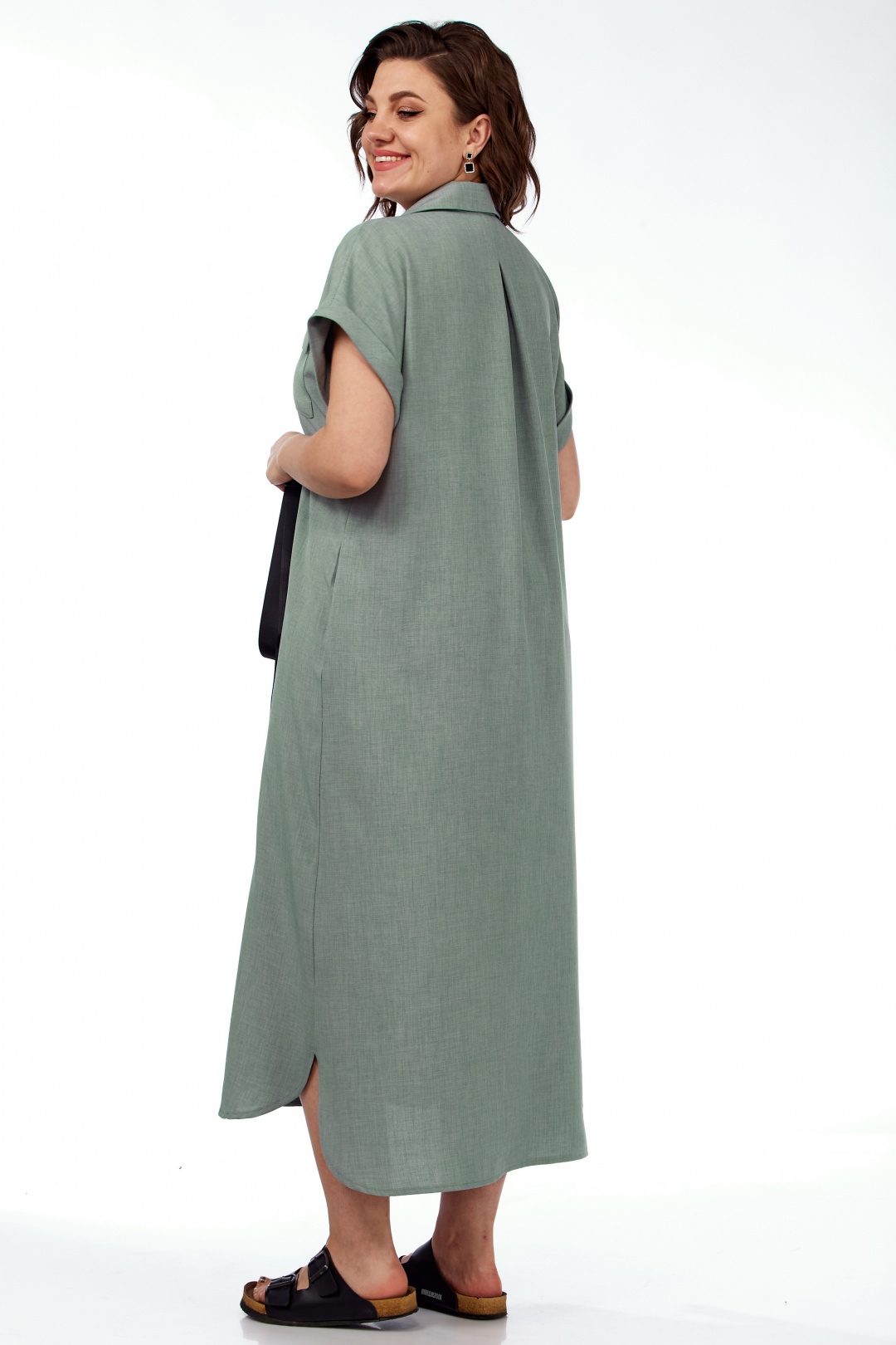 Платье Мишель Шик 993/2 темно-оливковый