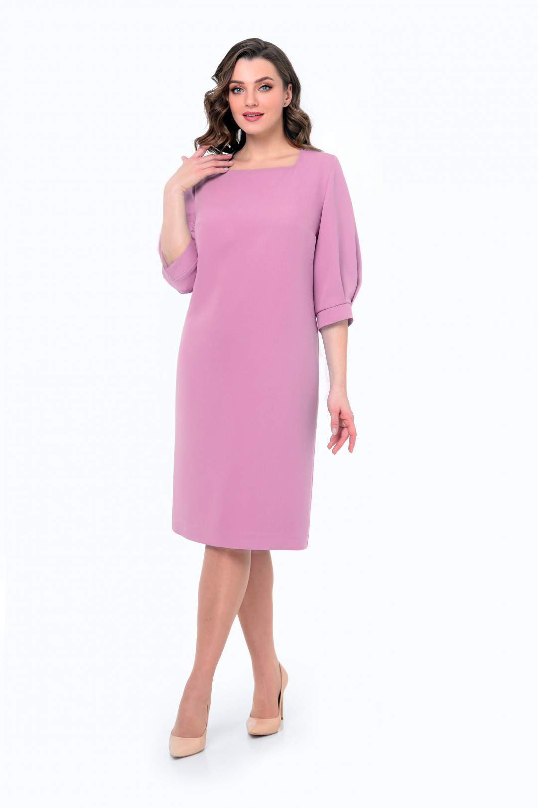 Платье МишельСтиль 1030 сиренево-розовый