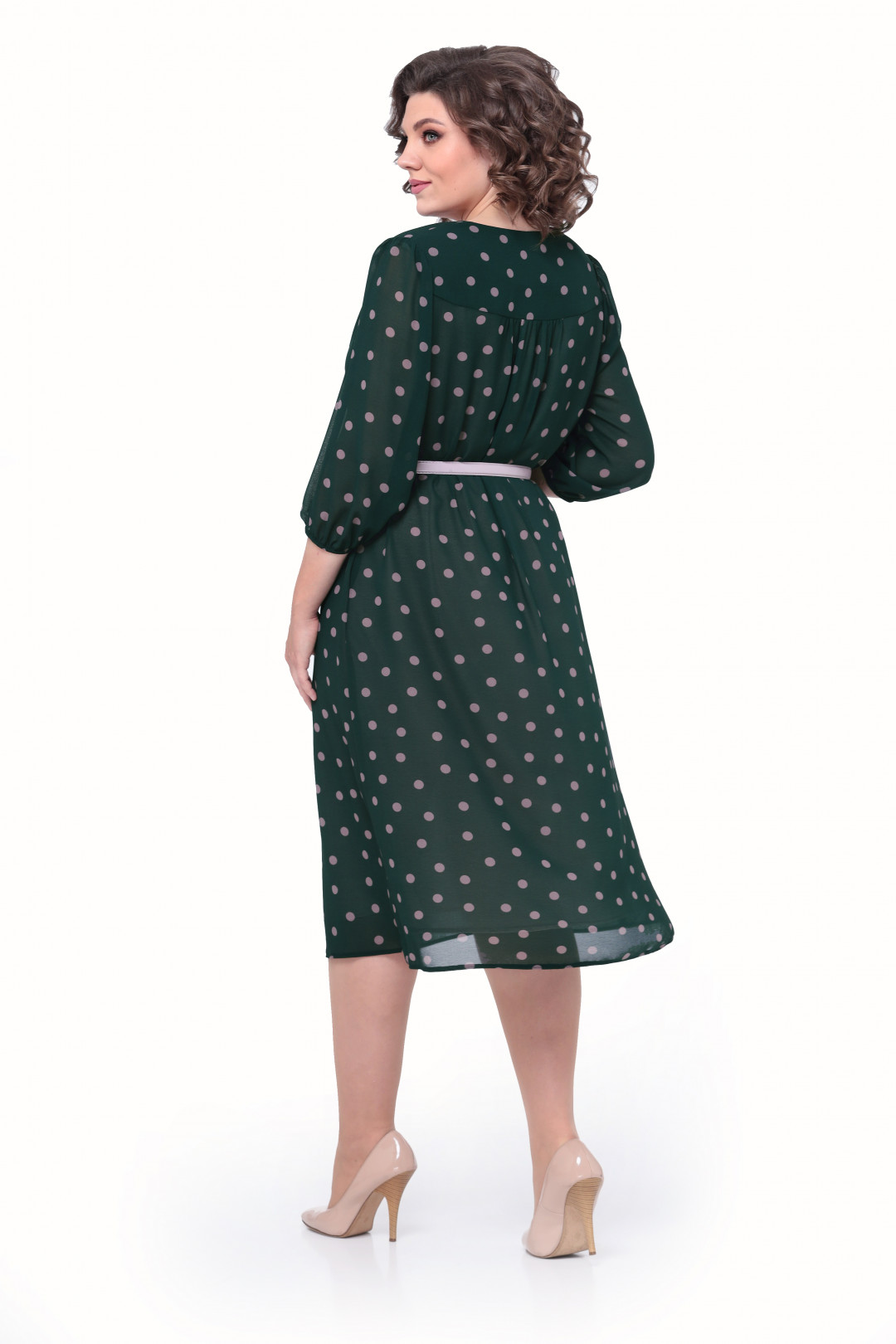 Платье МишельСтиль 1037/2 зелено-сиреневый