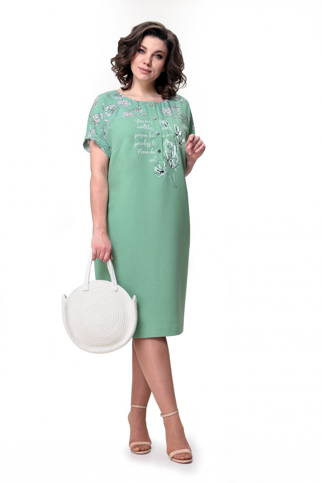 Платье МишельСтиль 1047 зеленый