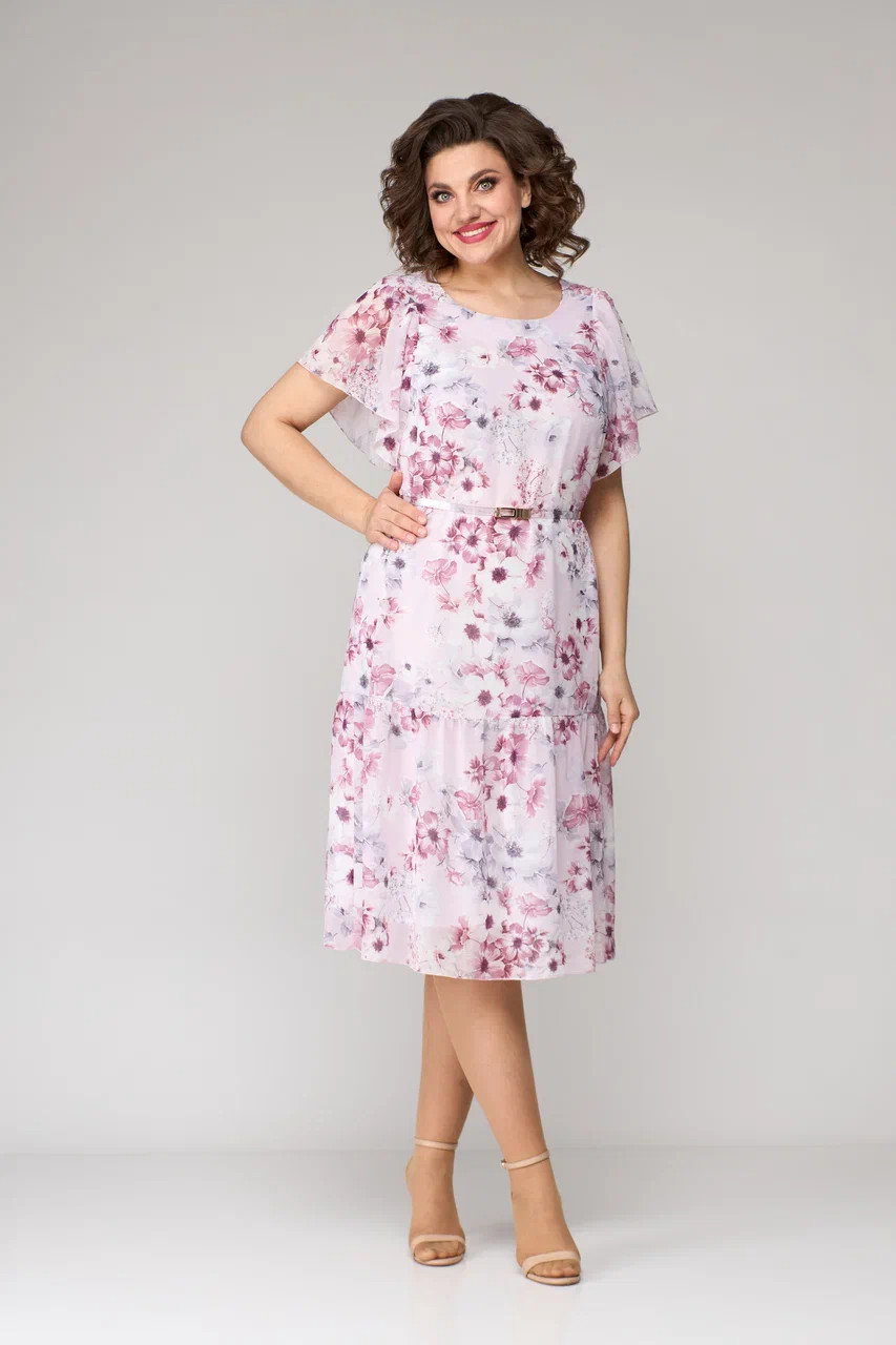 Платье МишельСтиль 1123 сиренево- розовый