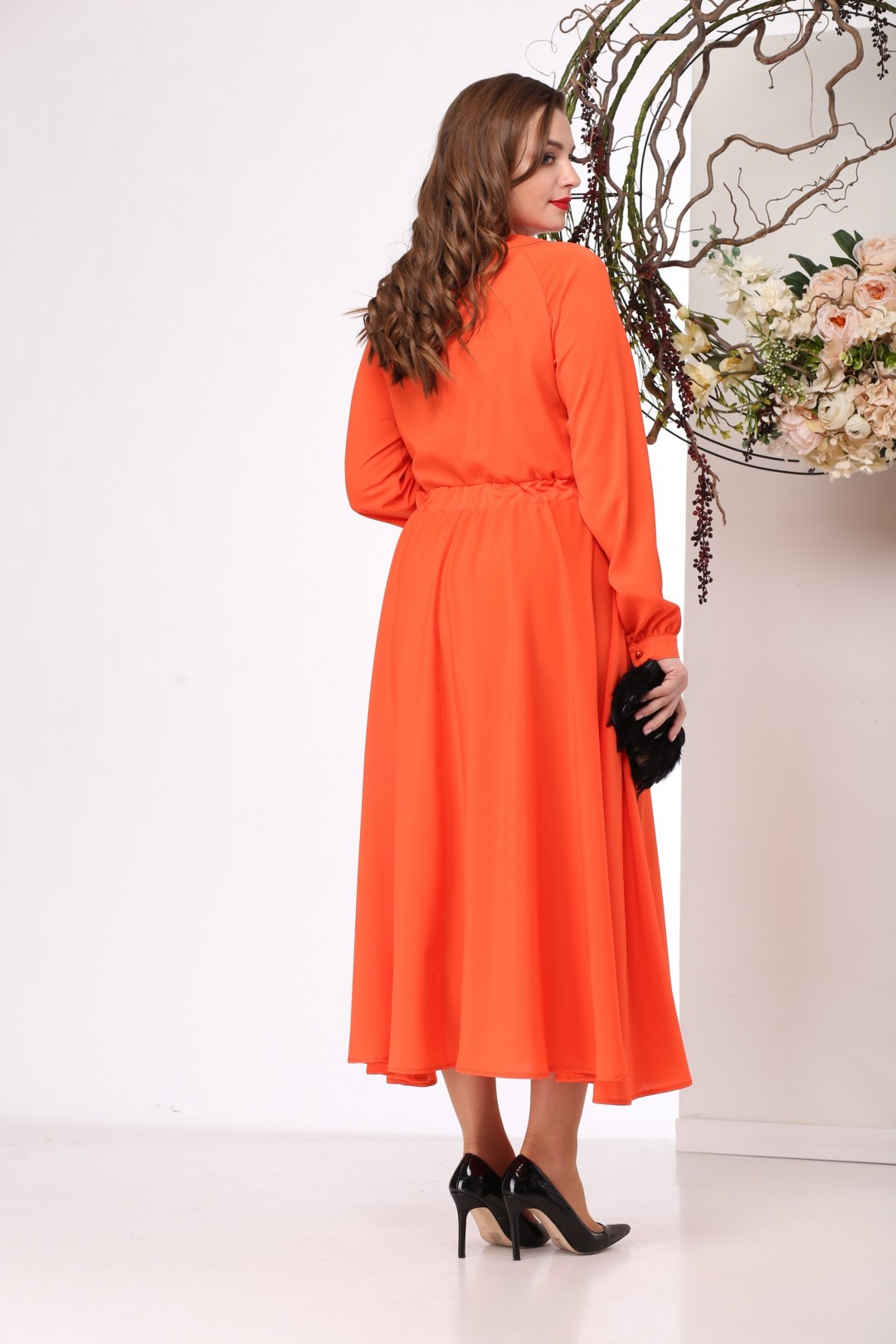 Платье Мишель Шик 958/1 оранжевый
