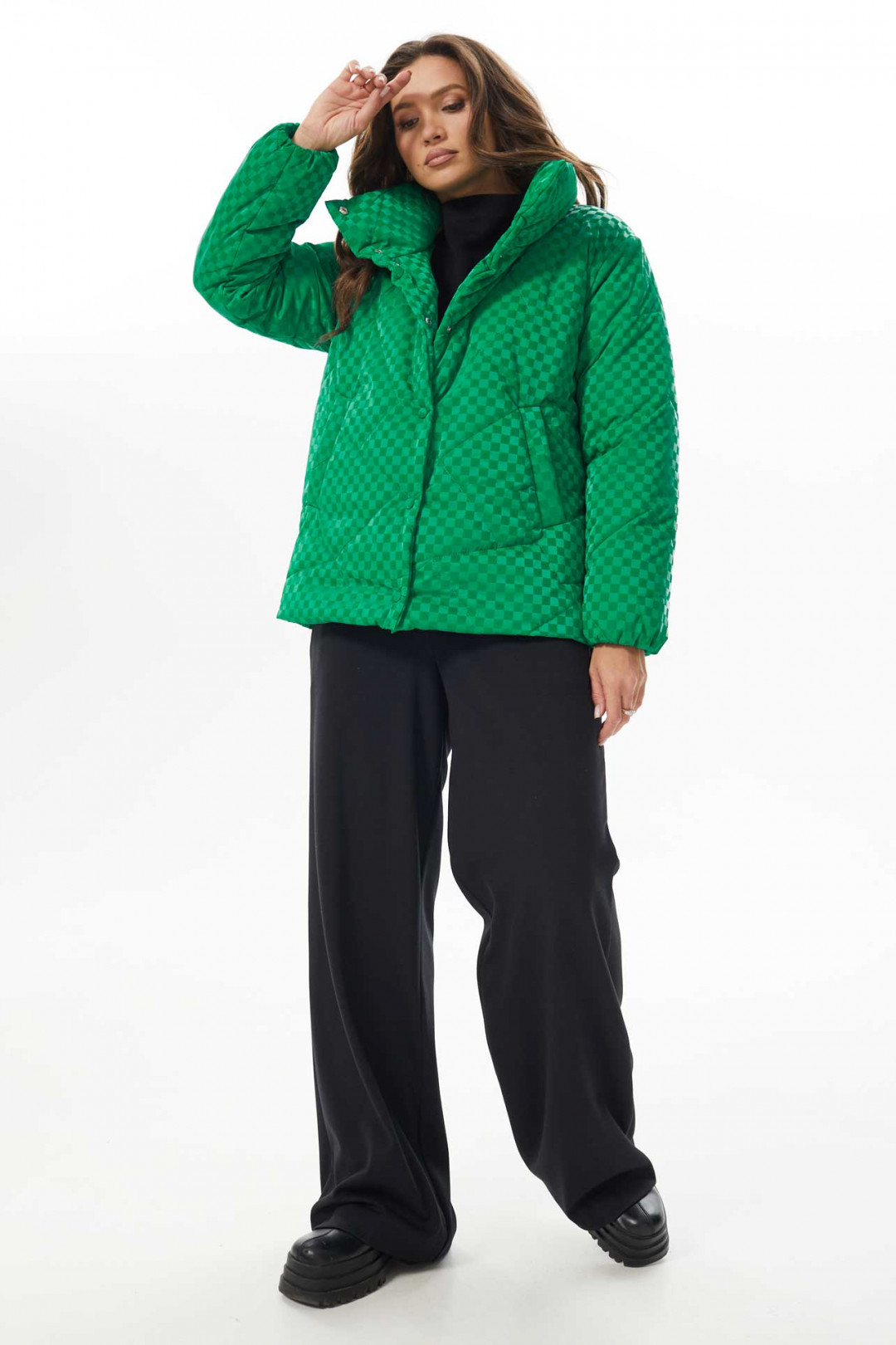 Куртка MisLana С724/1 зеленый