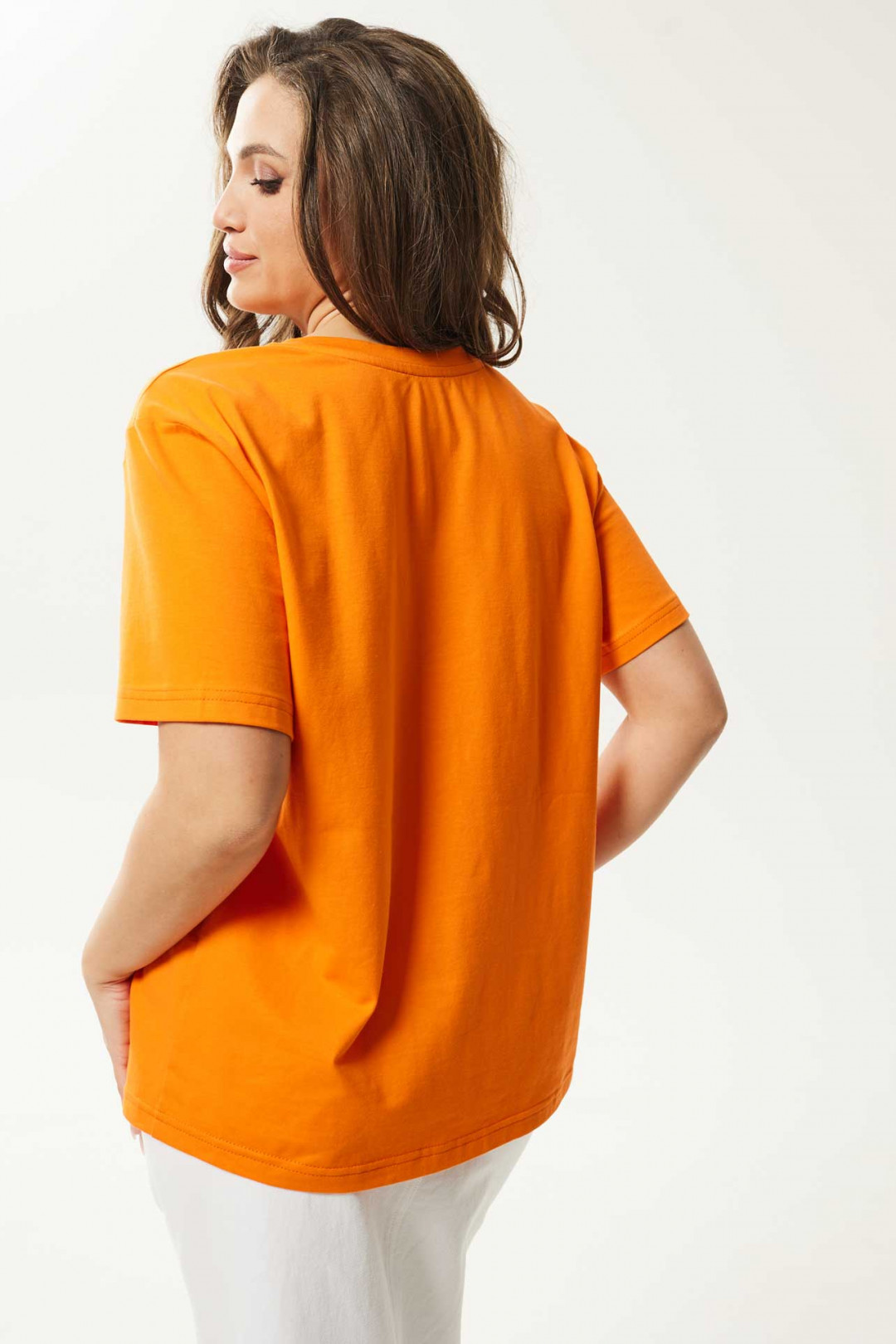 Блузка MisLana С962 оранжевый