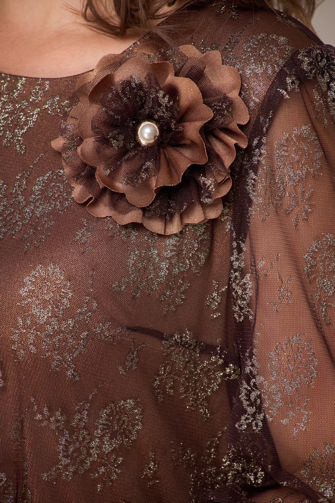 Платье Мода-Версаль 1506 коричневый