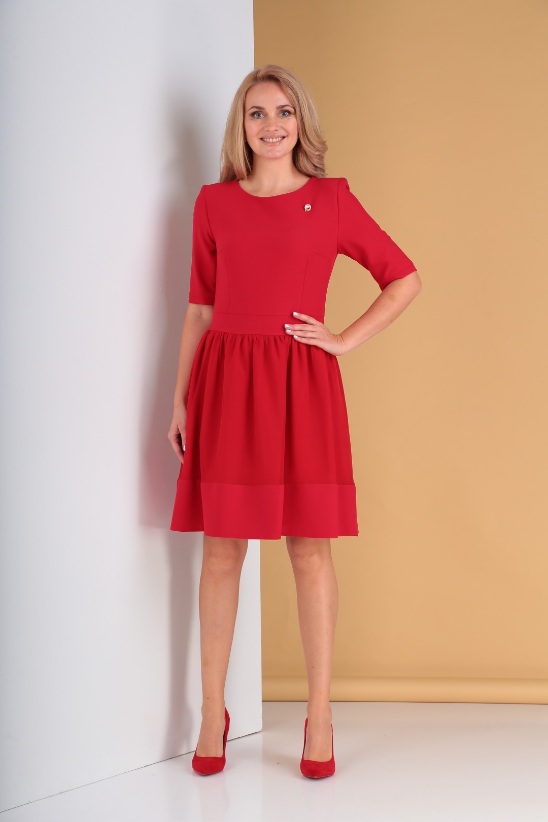 Платье Мода-Версаль 1833 красный