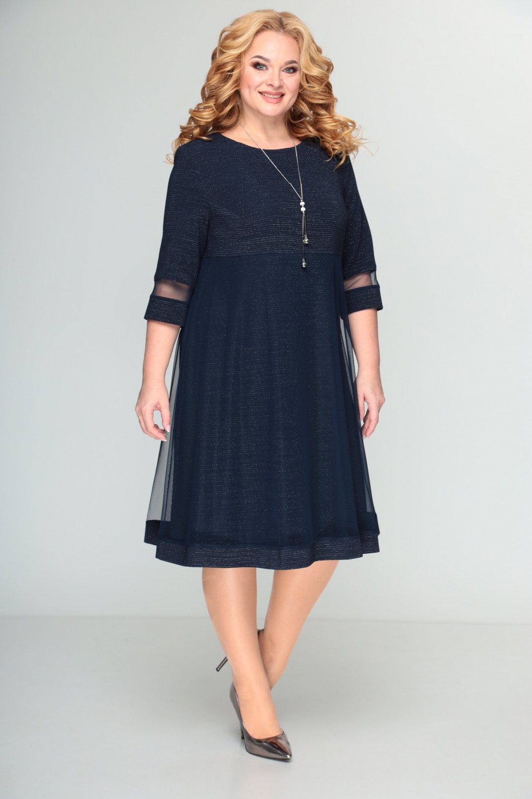 Платье Мода-Версаль 2115 т.синий