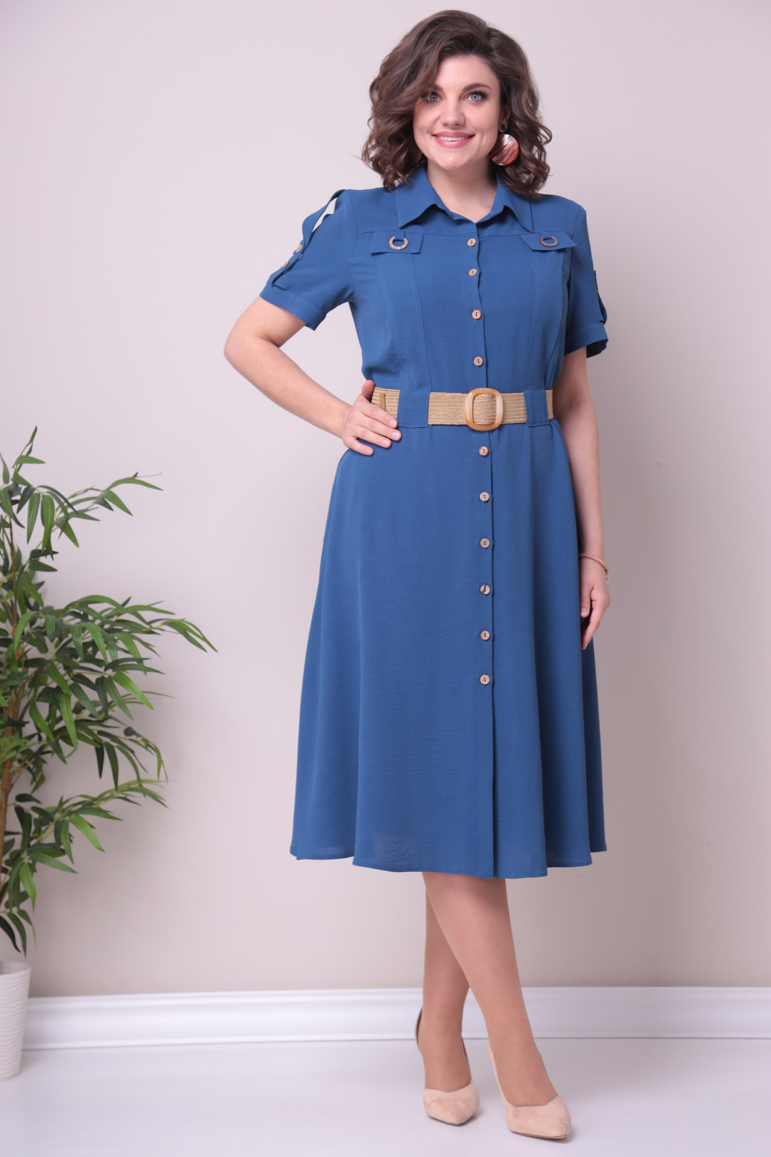 Платье Мода-Версаль 2298 голубой