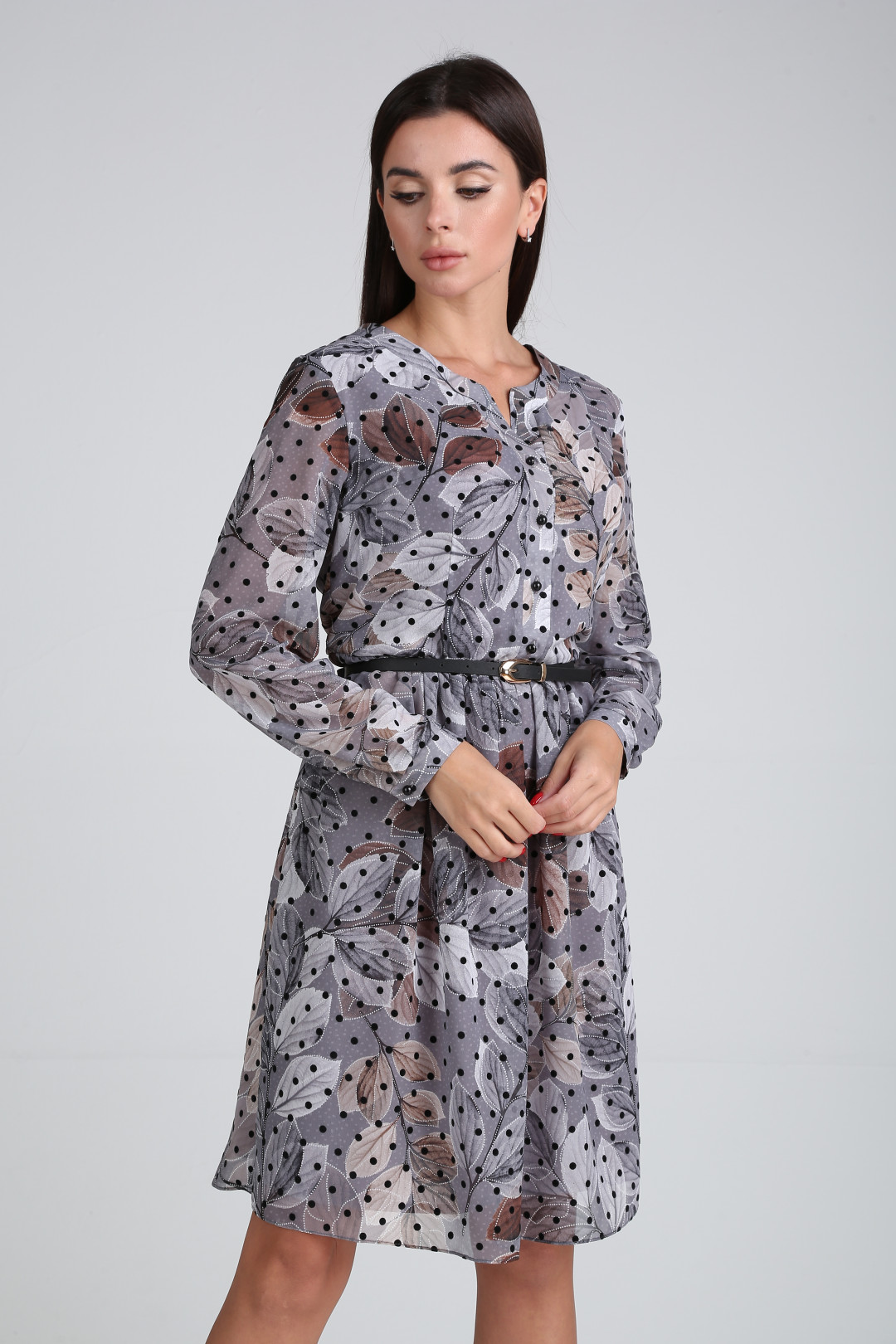 Платье Мода-Версаль 2323 серый