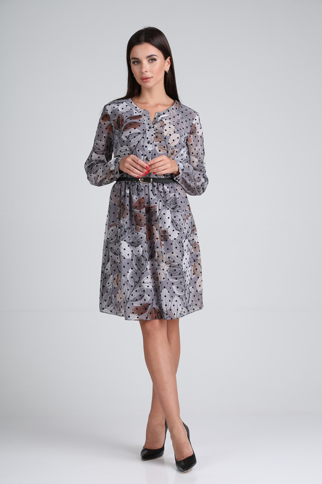 Платье Мода-Версаль 2323 серый