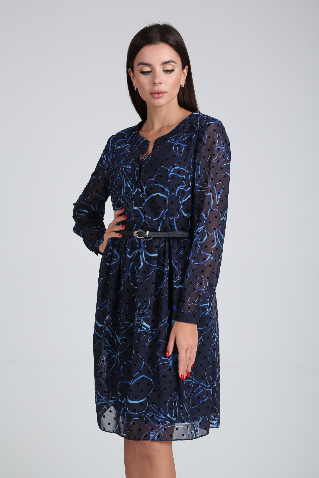 Платье Мода-Версаль 2323 синий