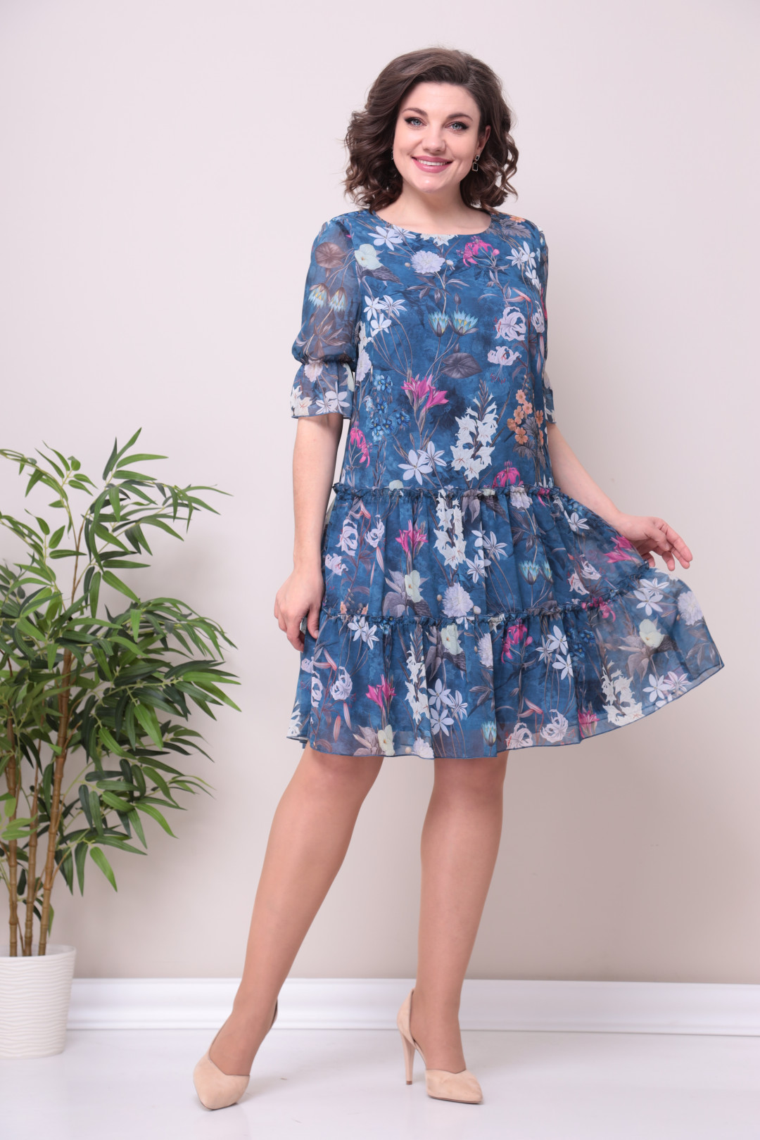 Платье Мода-Версаль 2328 синий