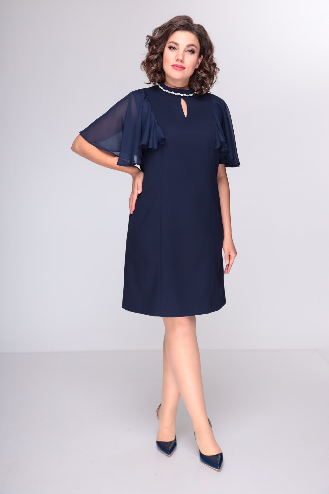 Платье Мода-Версаль 2359 т.синий