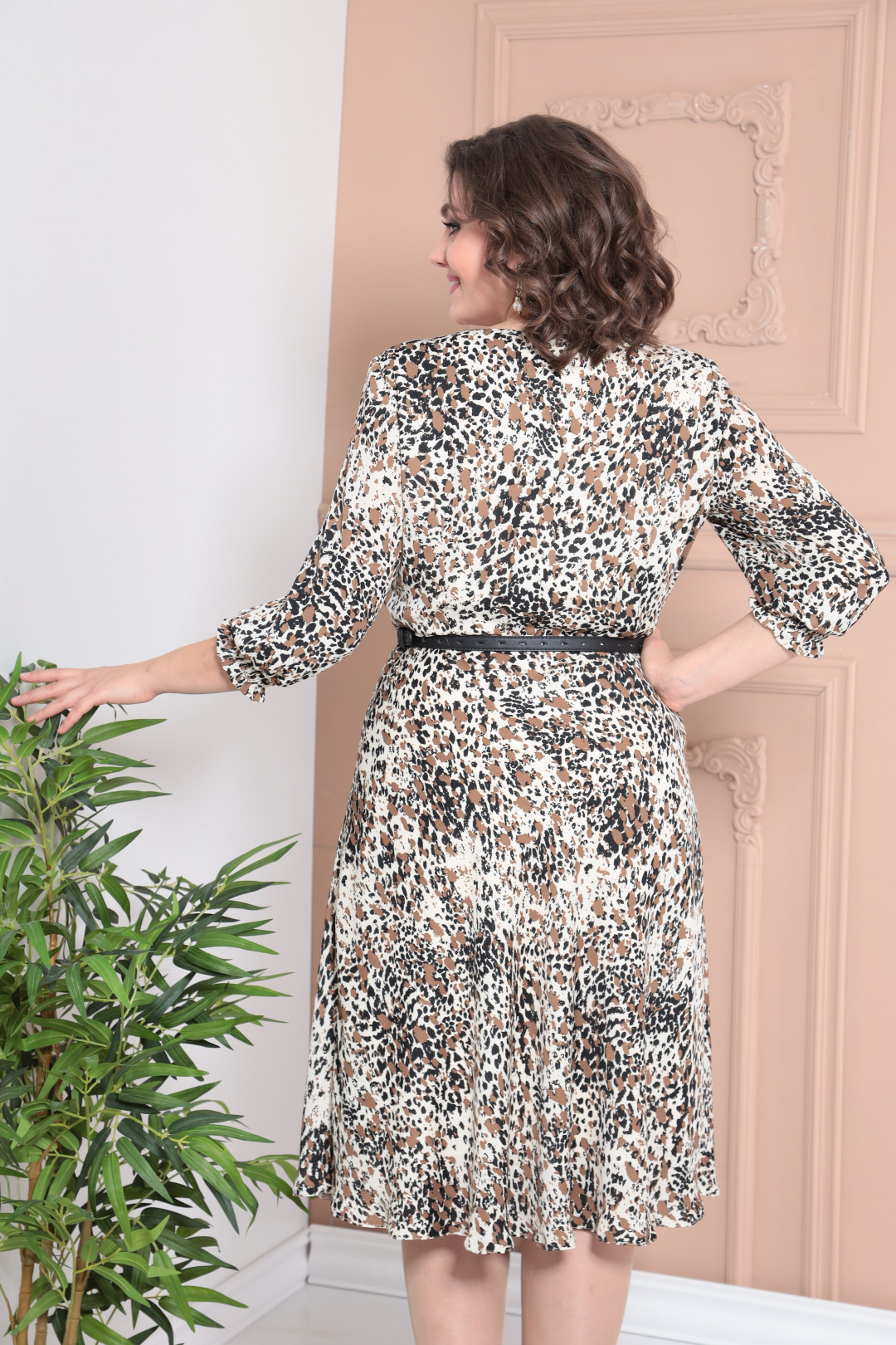 Платье Мода-Версаль 2363 леопард