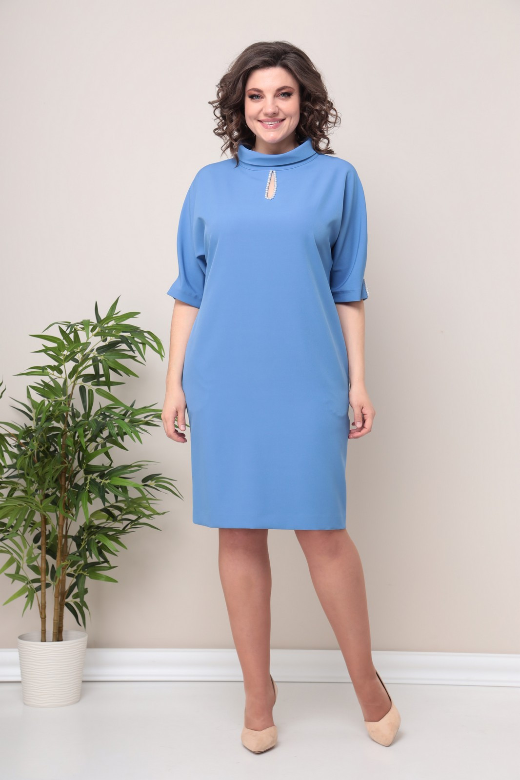 Платье Мода-Версаль 2368 голубой